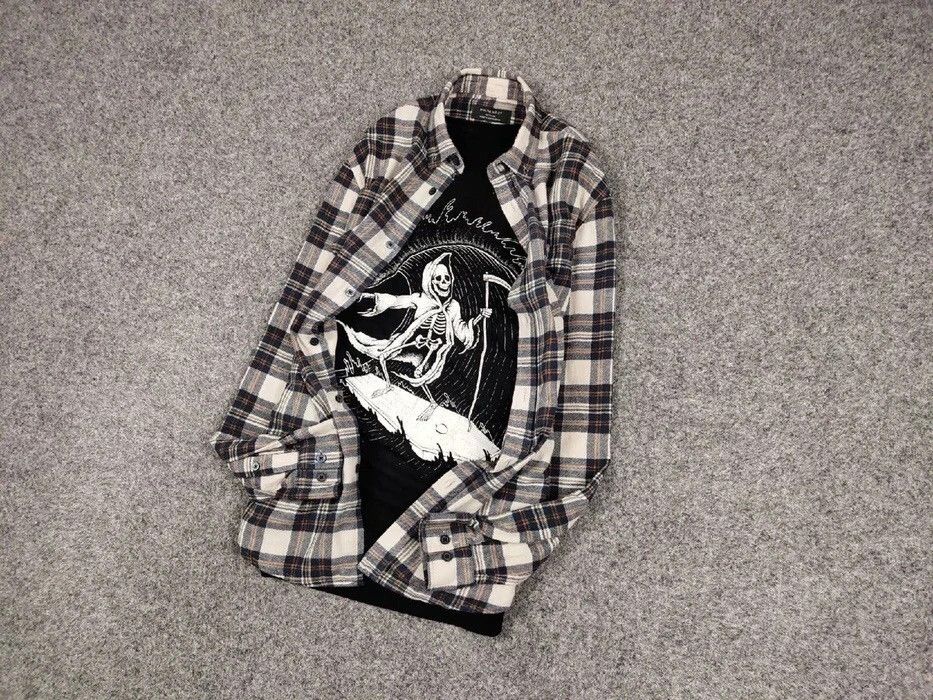Flannel Vintage Flannel Shirt Travis Scott Style Size US M / EU 48-50 / 2 - 4 Thumbnail