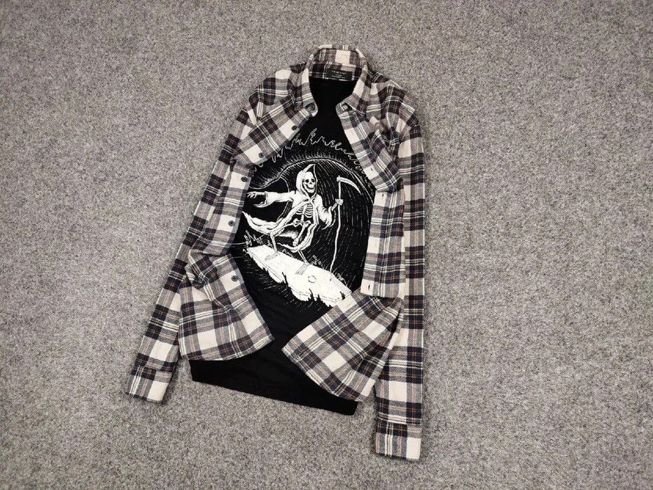 Flannel Vintage Flannel Shirt Travis Scott Style Size US M / EU 48-50 / 2 - 2 Thumbnail