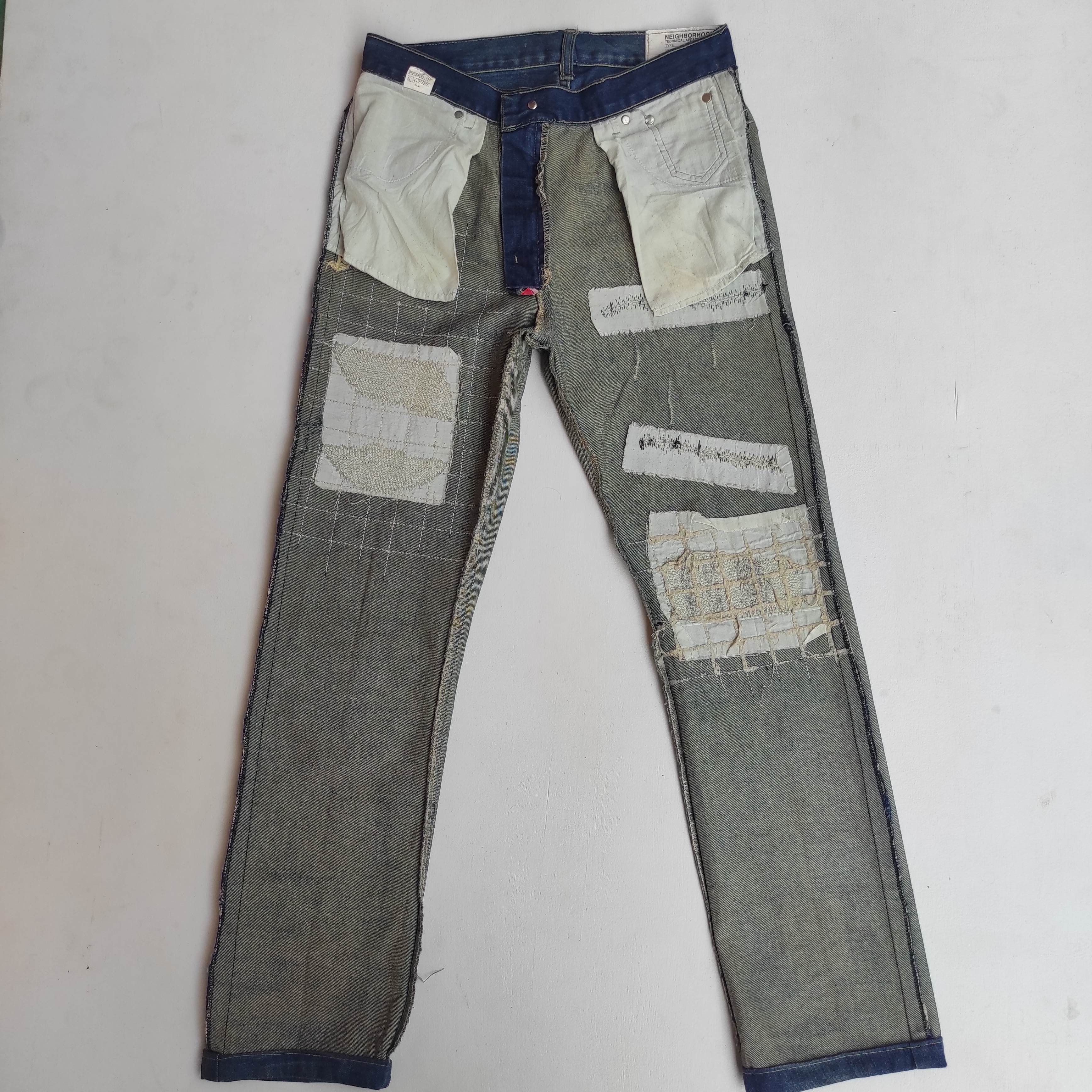 Neighborhood Neighborhood NBHD Basic Savage Denim Distressed Effect Size US 30 / EU 46 - 19 Thumbnail