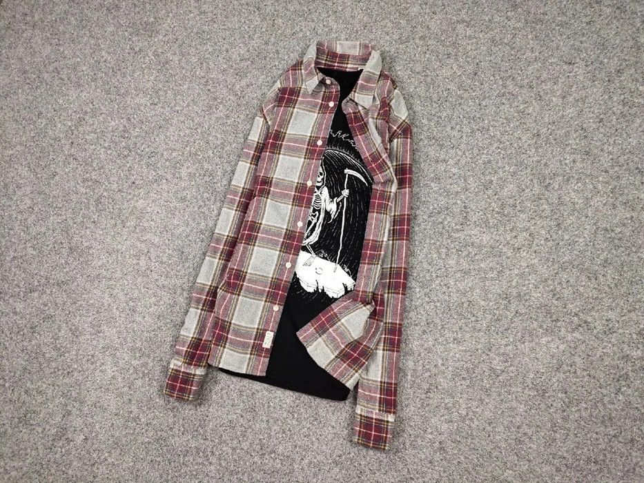 Flannel Vintage Levis Flannel Shirt Travis Scott Style Size US M / EU 48-50 / 2 - 4 Thumbnail