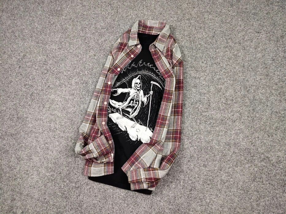 Flannel Vintage Levis Flannel Shirt Travis Scott Style Size US M / EU 48-50 / 2 - 3 Thumbnail