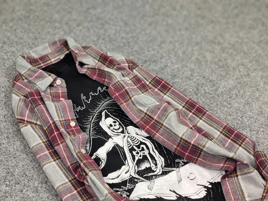Flannel Vintage Levis Flannel Shirt Travis Scott Style Size US M / EU 48-50 / 2 - 6 Thumbnail