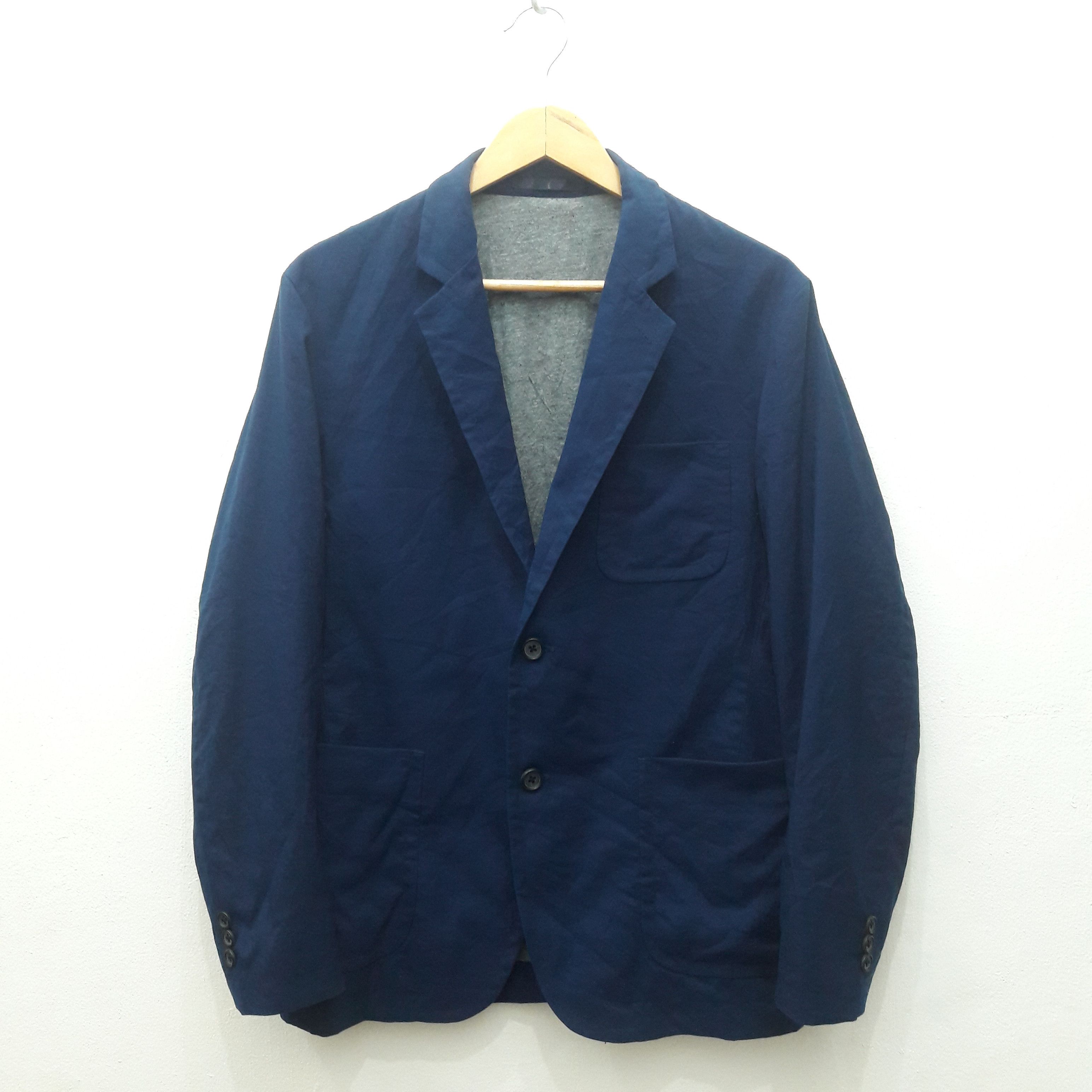 United Arrows Denim Kimono Noragi Patchwork Jacket GQ for