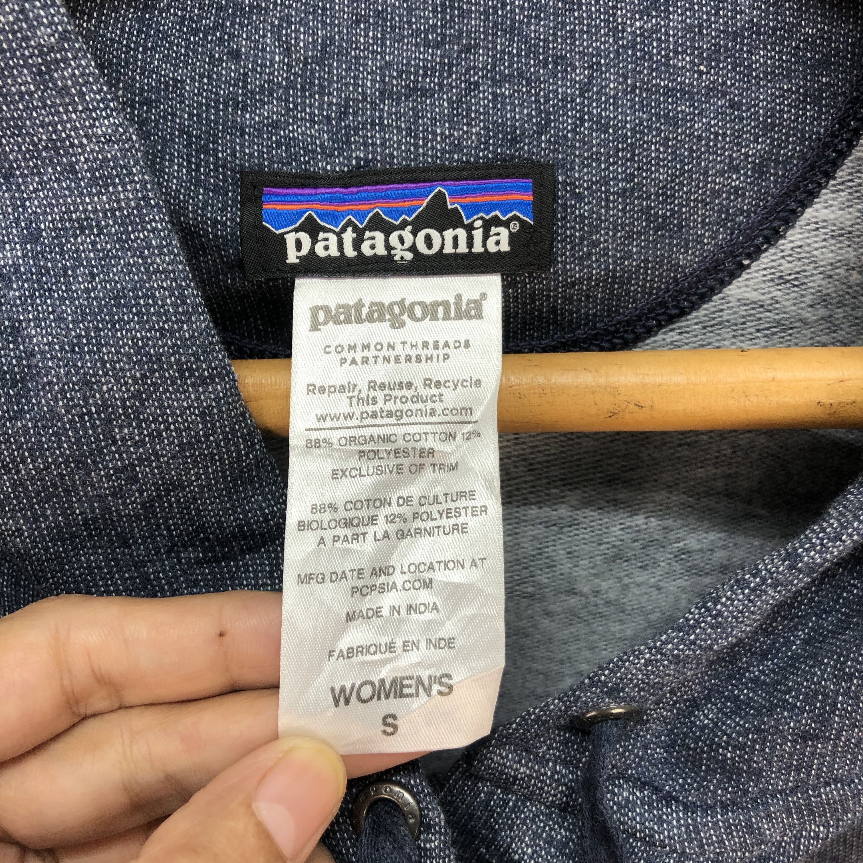 Patagonia Patagonia Snap Button Pullover Cropped Hoodies #5573-198 Size S / US 4 / IT 40 - 8 Thumbnail