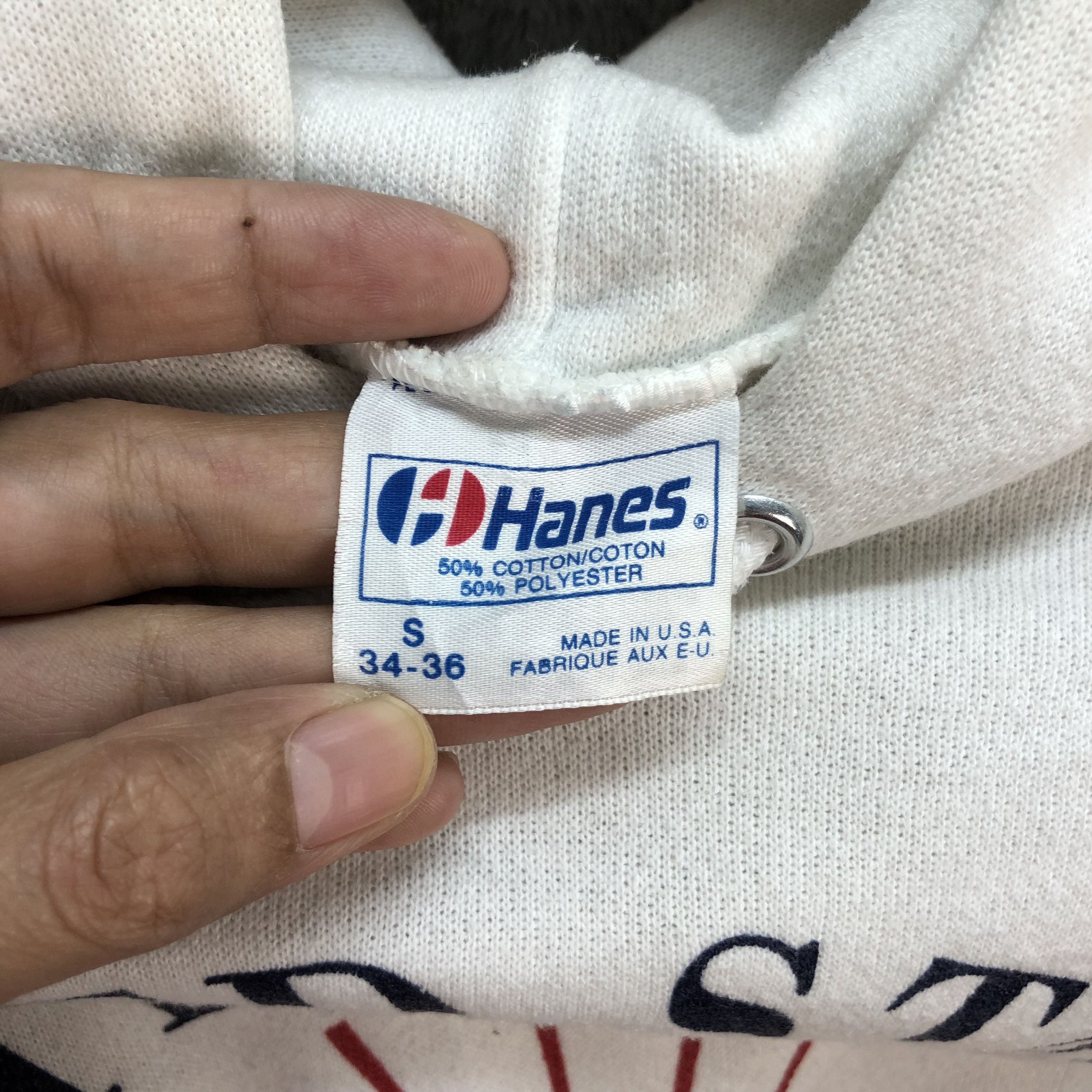 Hanes Vintage Hanes United States Navy Big Logo Hoodies #5574-198 Size US S / EU 44-46 / 1 - 7 Thumbnail