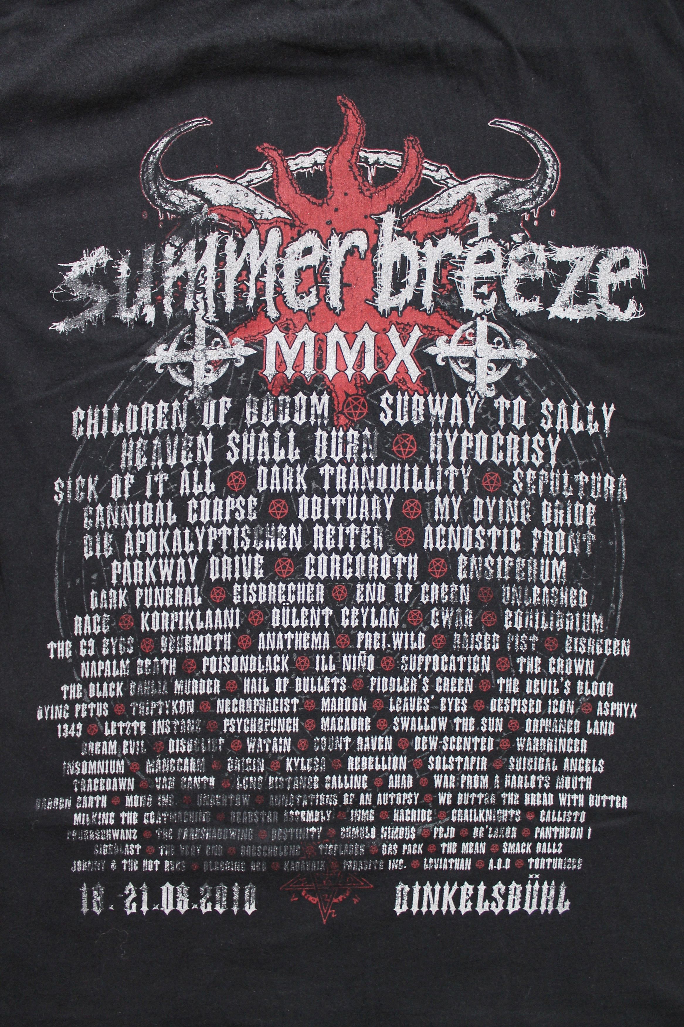 Band Tees Summer Breeze VIntage Streetwear T-shirt Size US S / EU 44-46 / 1 - 8 Thumbnail