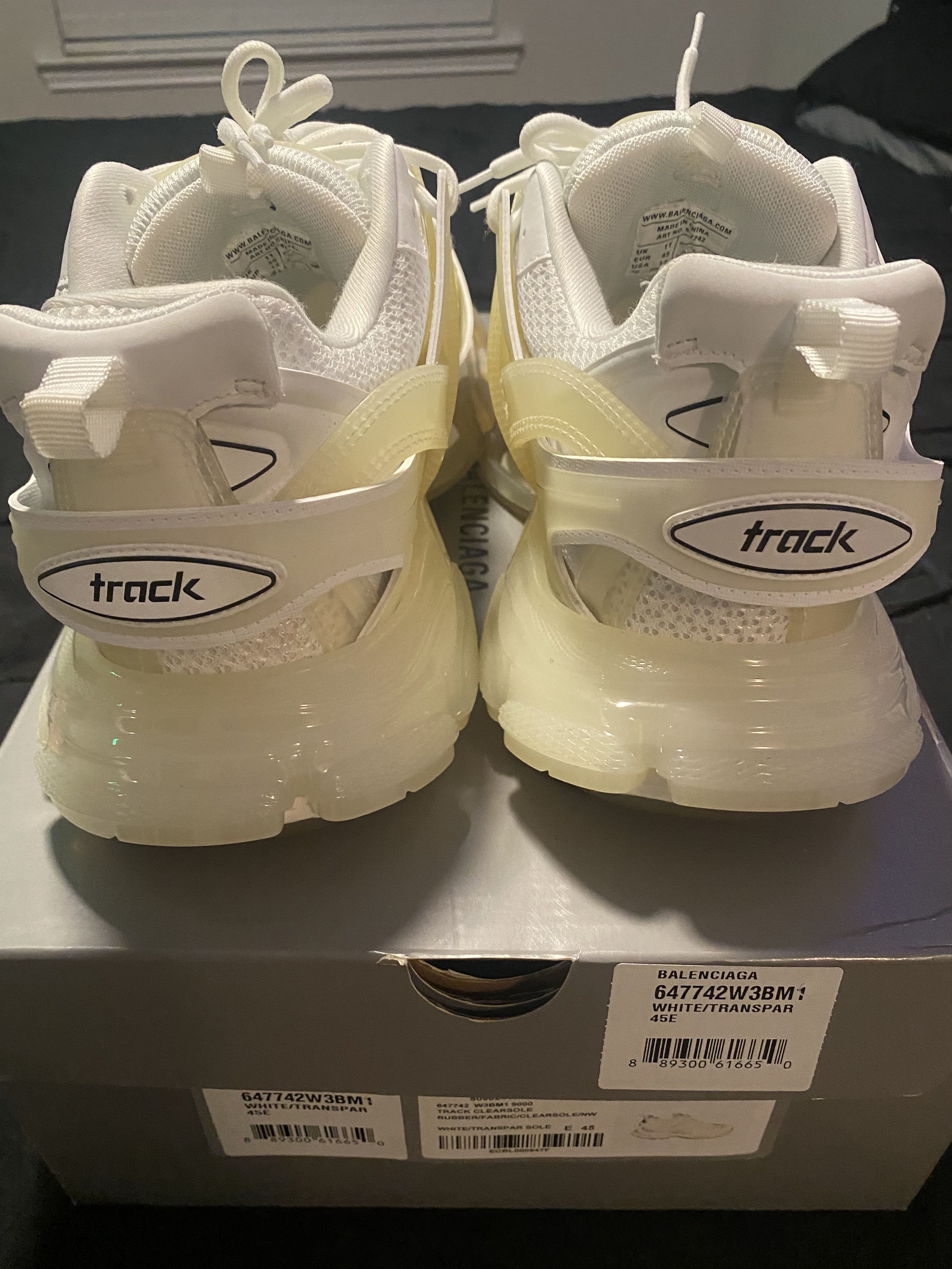 Balenciaga Track Clear Sole Sneaker Size US 12 / EU 45 - 5 Thumbnail