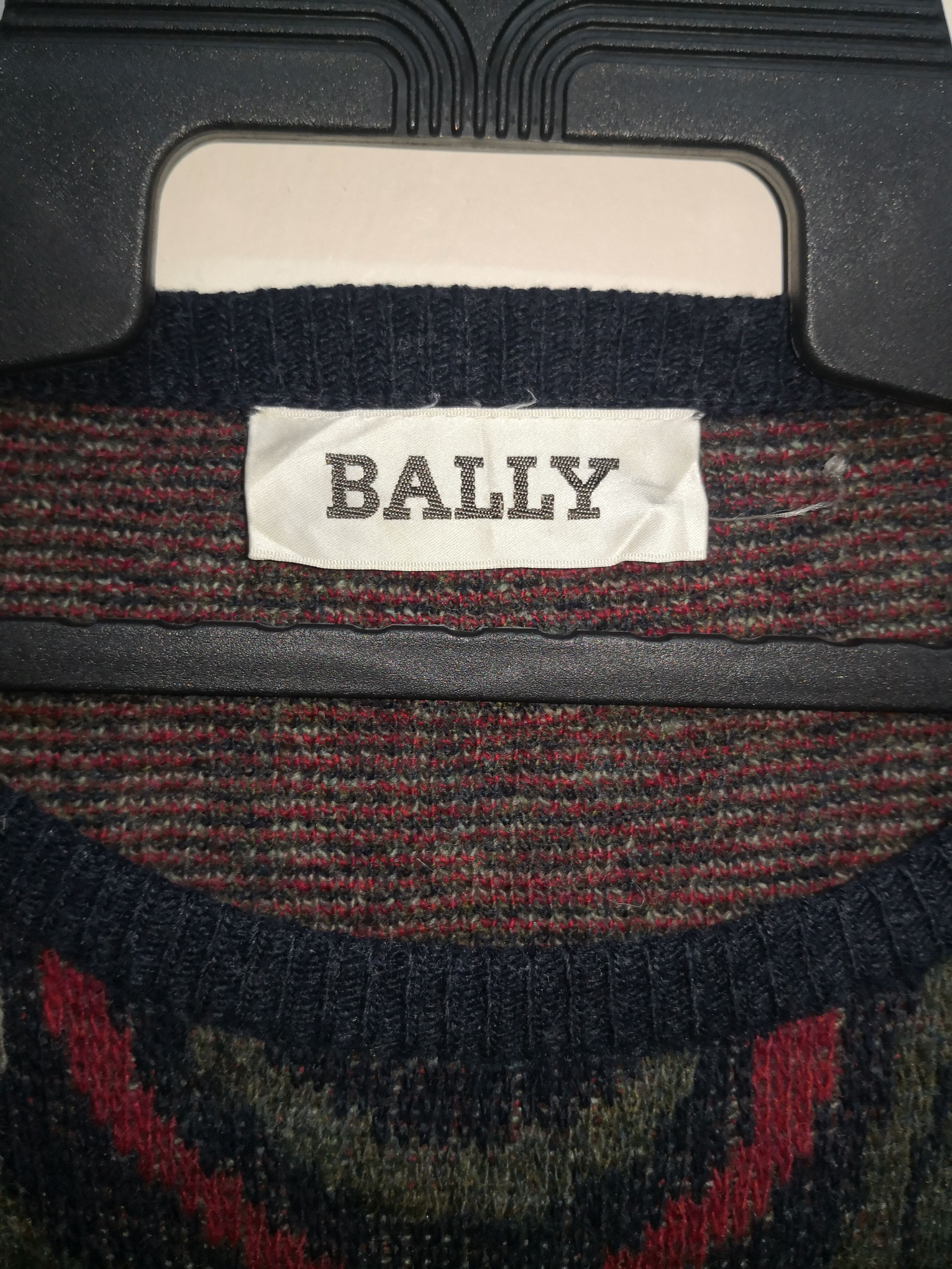 Bally × Designer × Vintage BALLY X LAMBWOOL X SUPER GEELONG X SWEATSHIRT Size US L / EU 52-54 / 3 - 8 Thumbnail