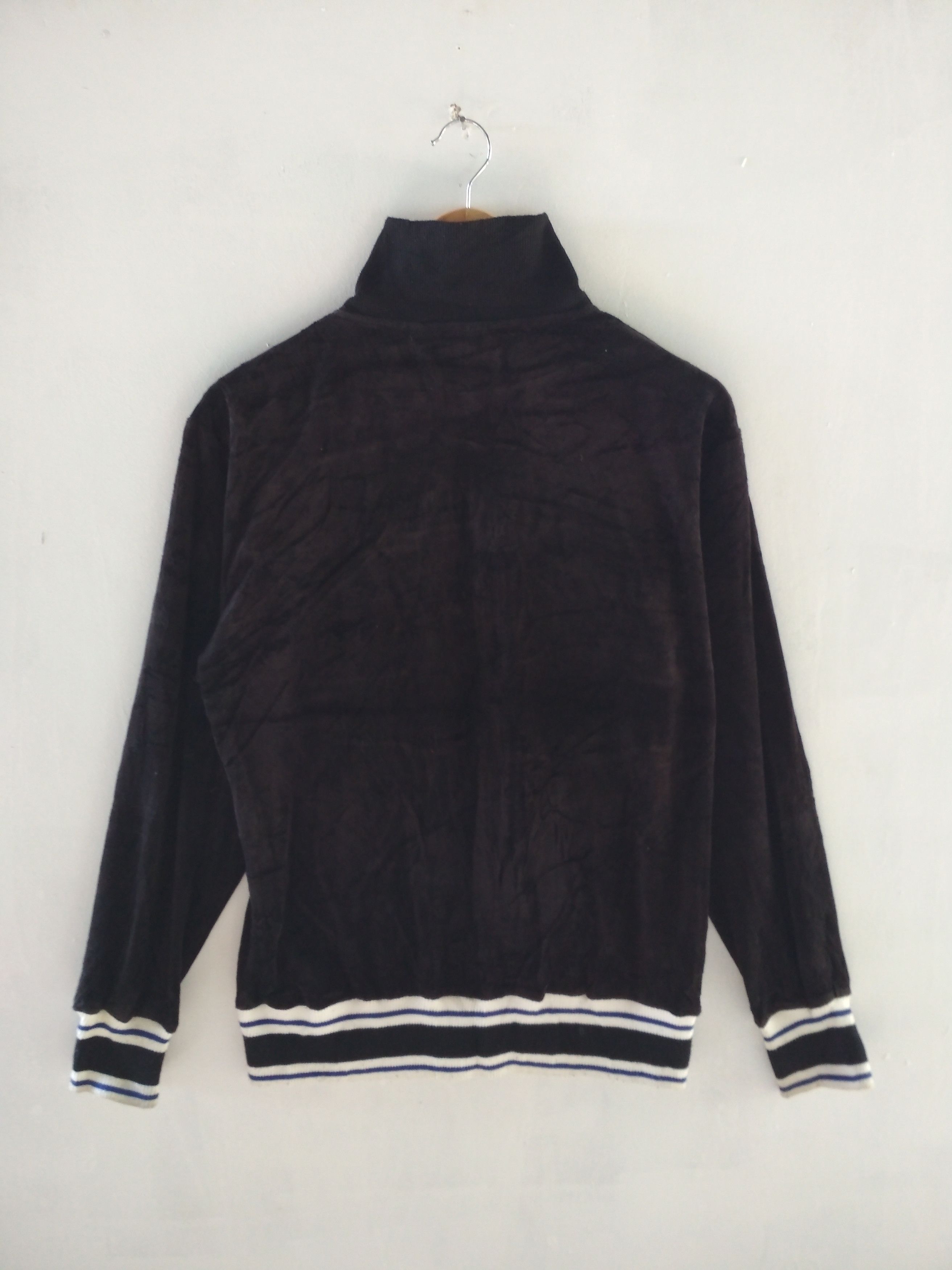Converse CONVERSE ALL STAR Full Zipper Black Corduroy Jacket Size US M / EU 48-50 / 2 - 7 Thumbnail