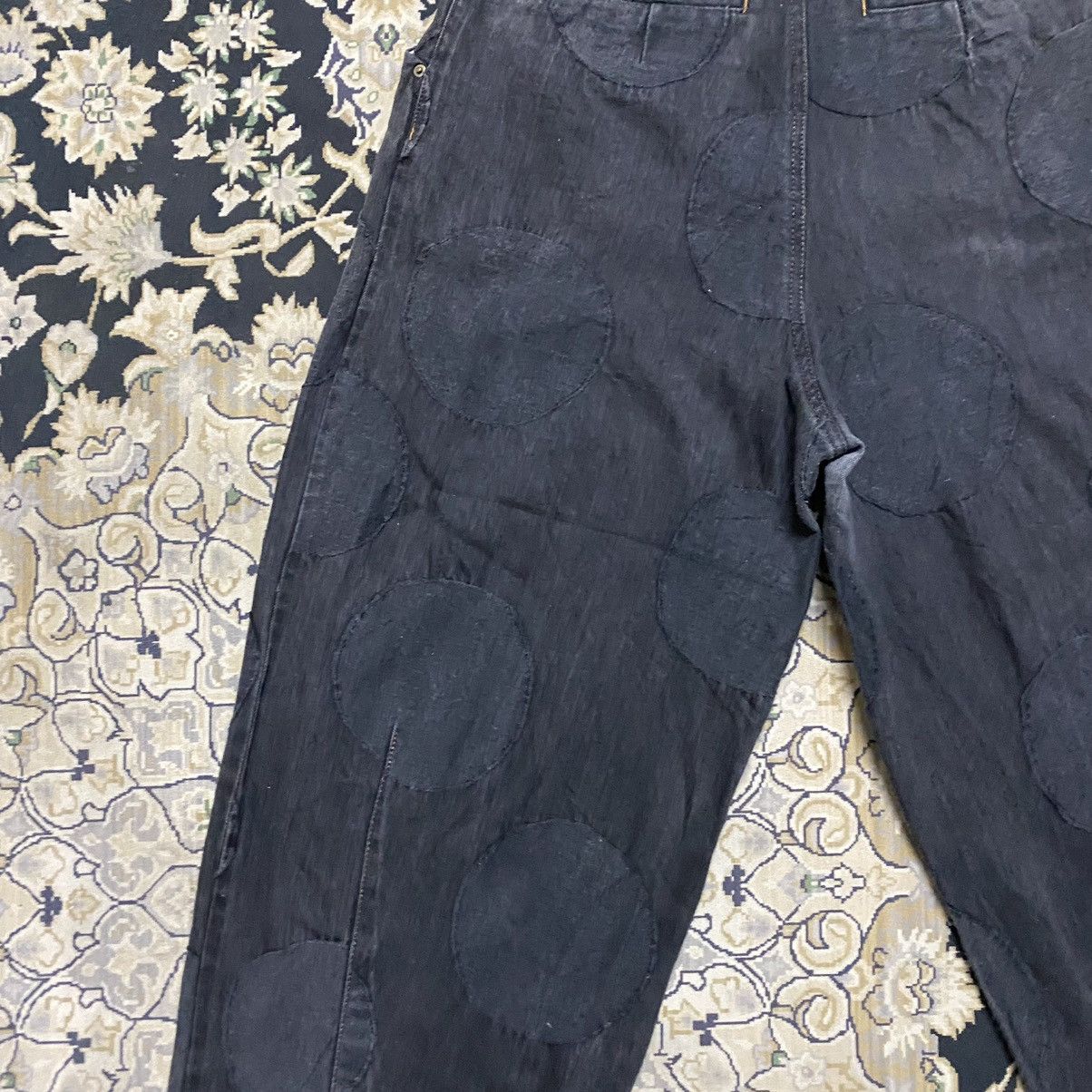 Japanese Brand L'Atalier Du Savon Patchwork Ballon Pants Size US 28 / EU 44 - 12 Thumbnail