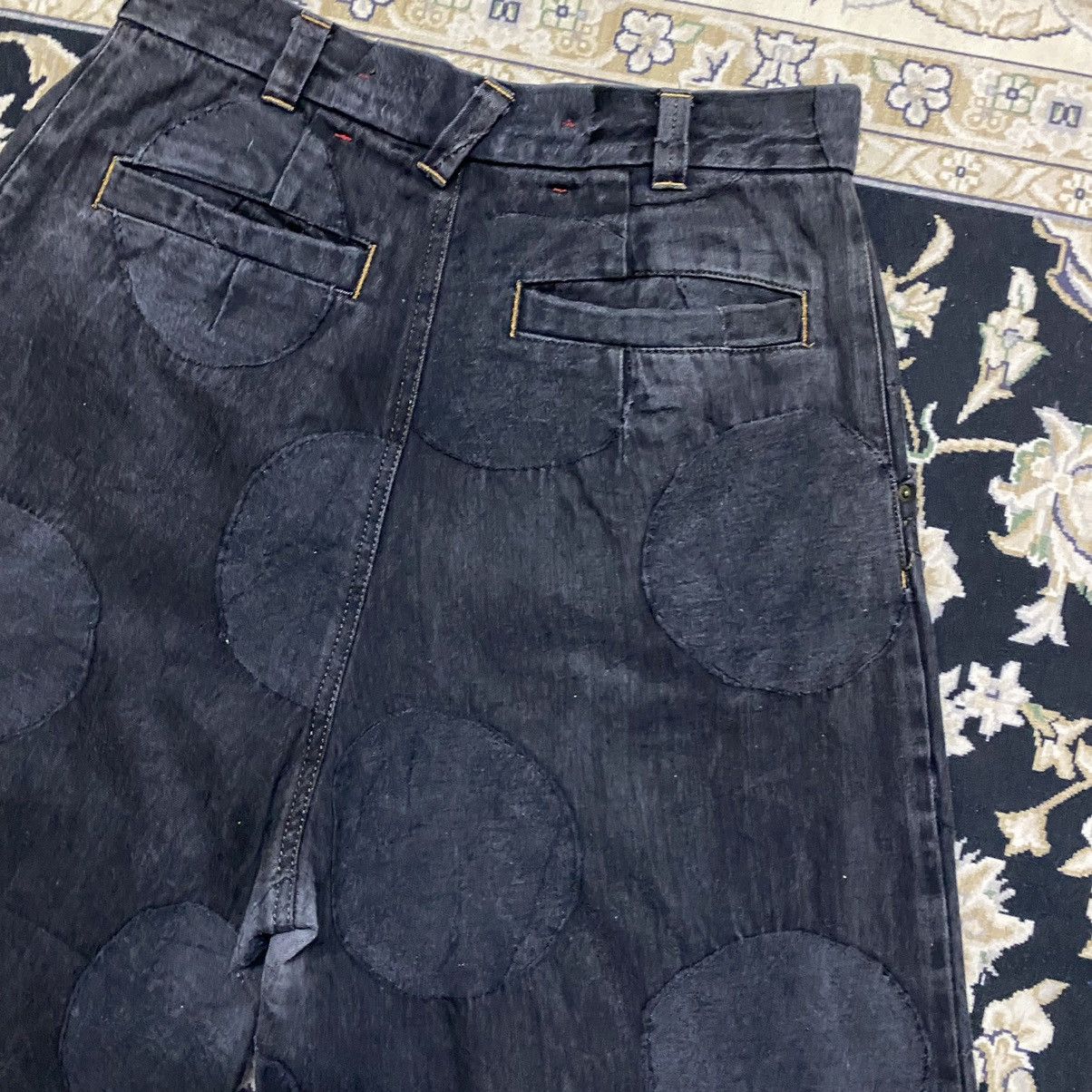 Japanese Brand L'Atalier Du Savon Patchwork Ballon Pants Size US 28 / EU 44 - 11 Thumbnail