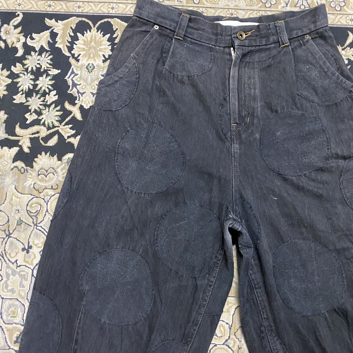 Japanese Brand L'Atalier Du Savon Patchwork Ballon Pants Size US 28 / EU 44 - 5 Thumbnail