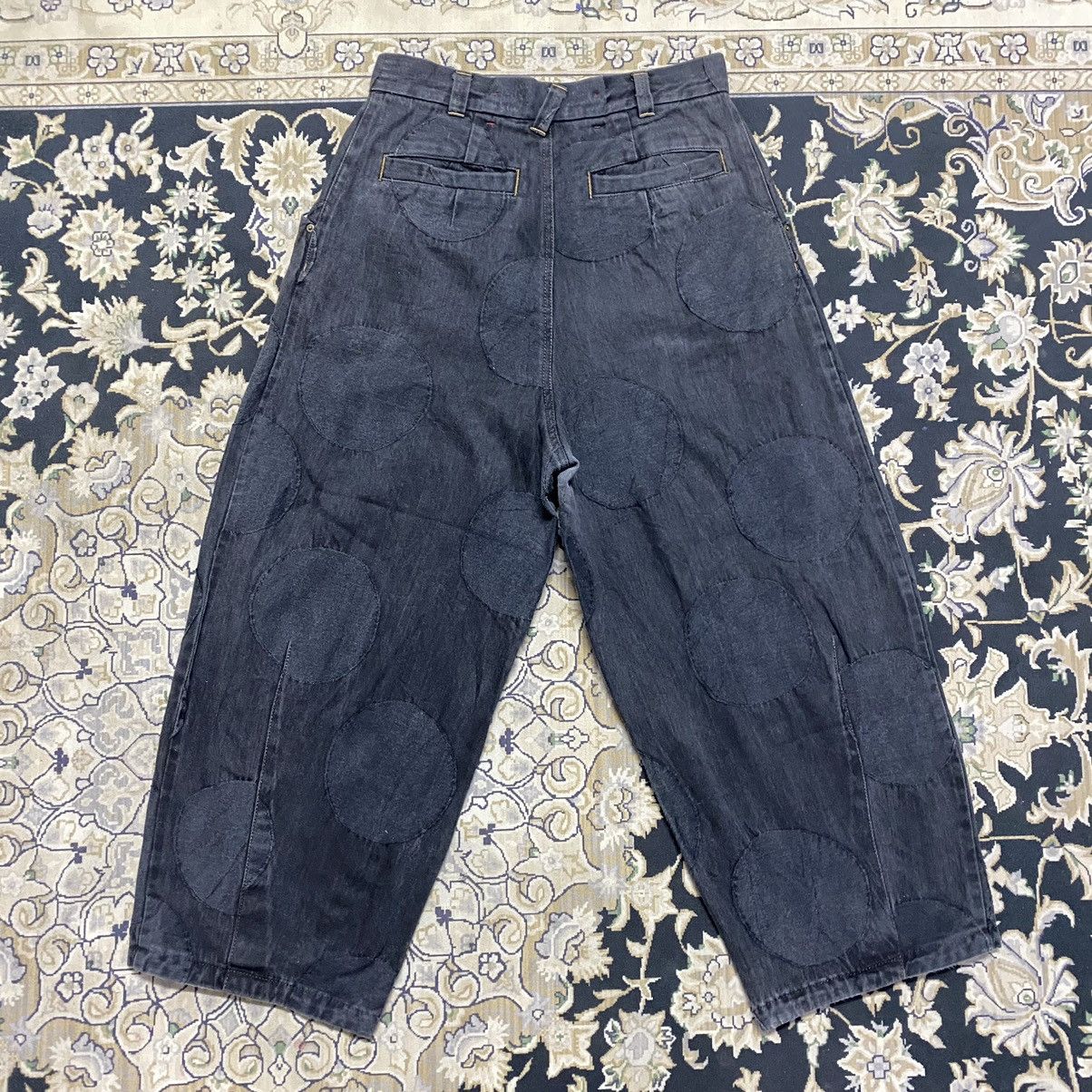 Japanese Brand L'Atalier Du Savon Patchwork Ballon Pants Size US 28 / EU 44 - 9 Thumbnail