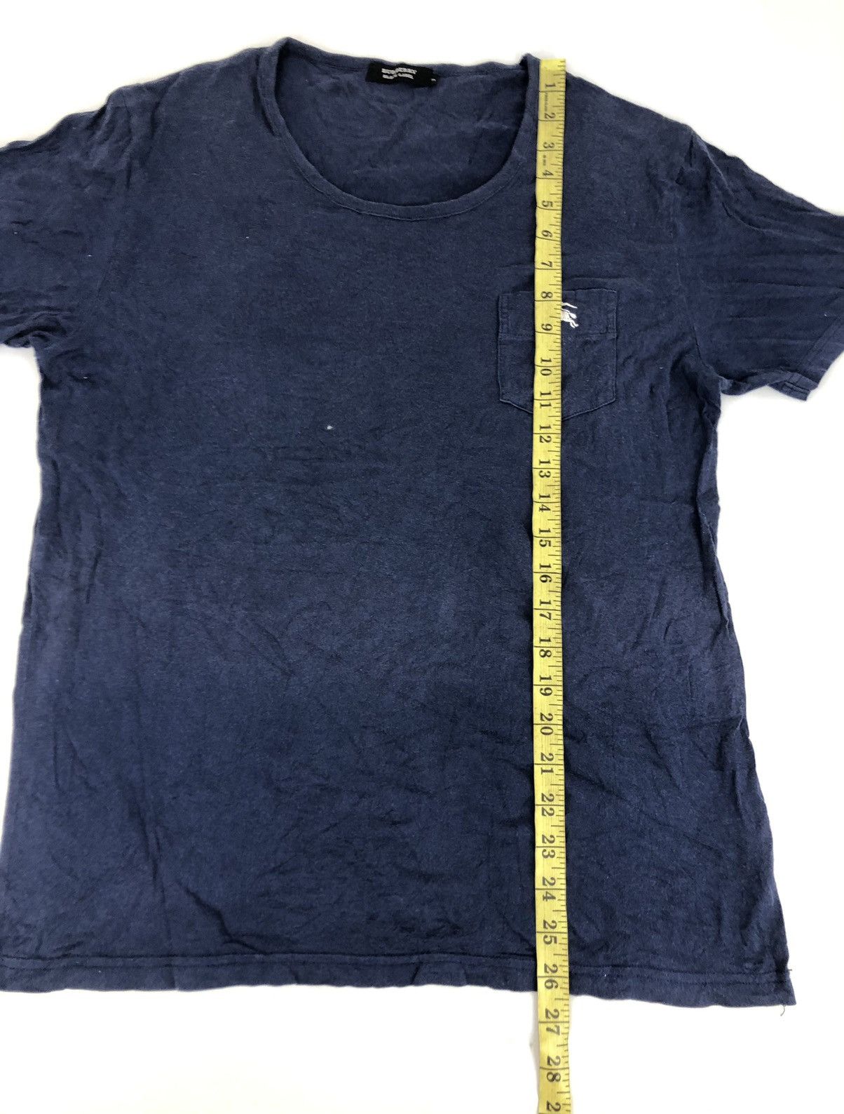 Burberry Burberry Black Label Single Pocket Tee Embroidery Logo Size US M / EU 48-50 / 2 - 8 Thumbnail