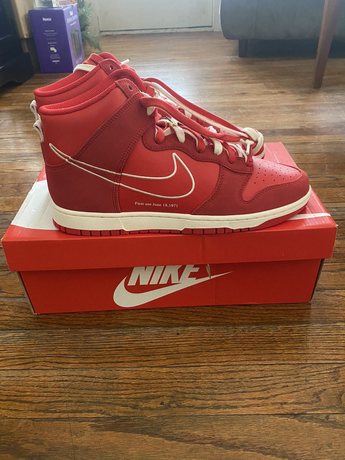 Nike Dunk High SE ‘First Use Pack- University Red’ | Grailed