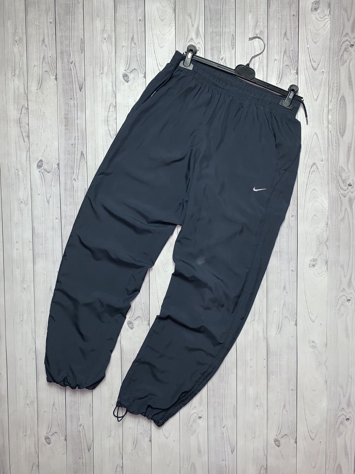 Nike × Vintage Vintage Nike drill pants Y2K joggers logo swoosh size M Size US 32 / EU 48 - 1 Thumbnail