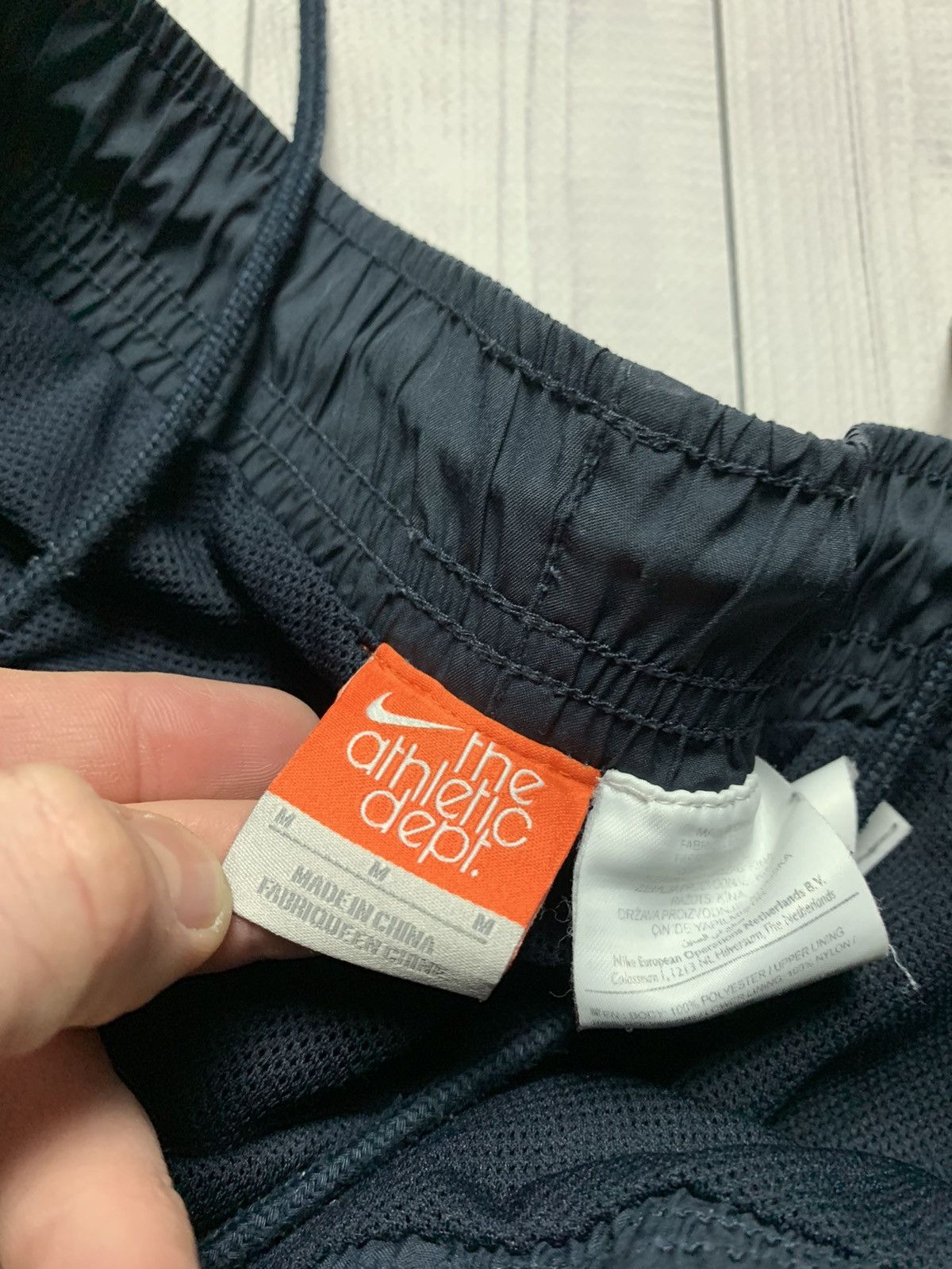 Nike × Vintage Vintage Nike drill pants Y2K joggers logo swoosh size M Size US 32 / EU 48 - 6 Thumbnail
