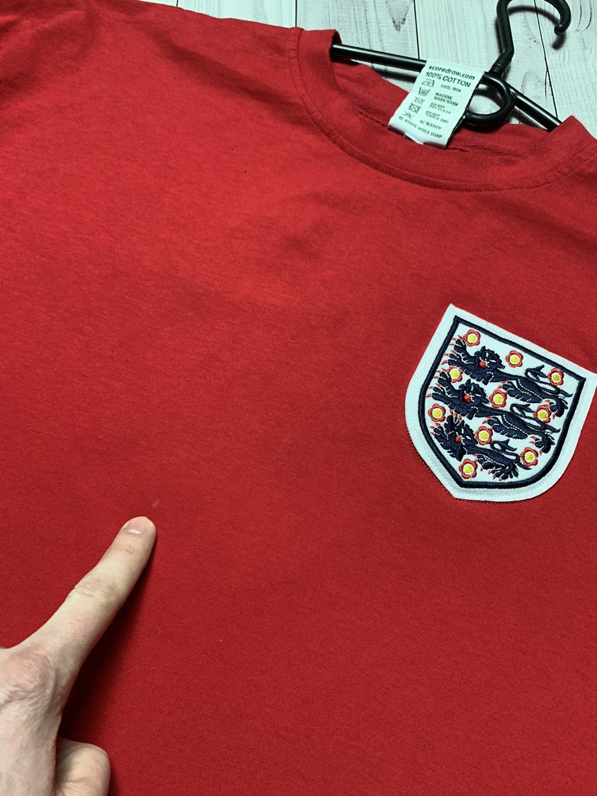 Vintage Vintage England soccer jersey size XL logo 6 Terry Size US XL / EU 56 / 4 - 3 Thumbnail