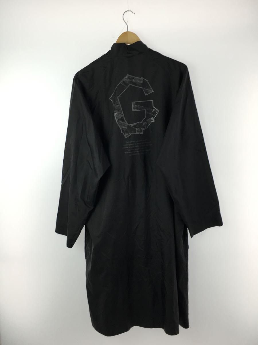 ジャケット・アウター GROUND Y Logo taffeta Big shirt coat Yohji Yamamoto Ground Y Logo taffeta Big shirt coat