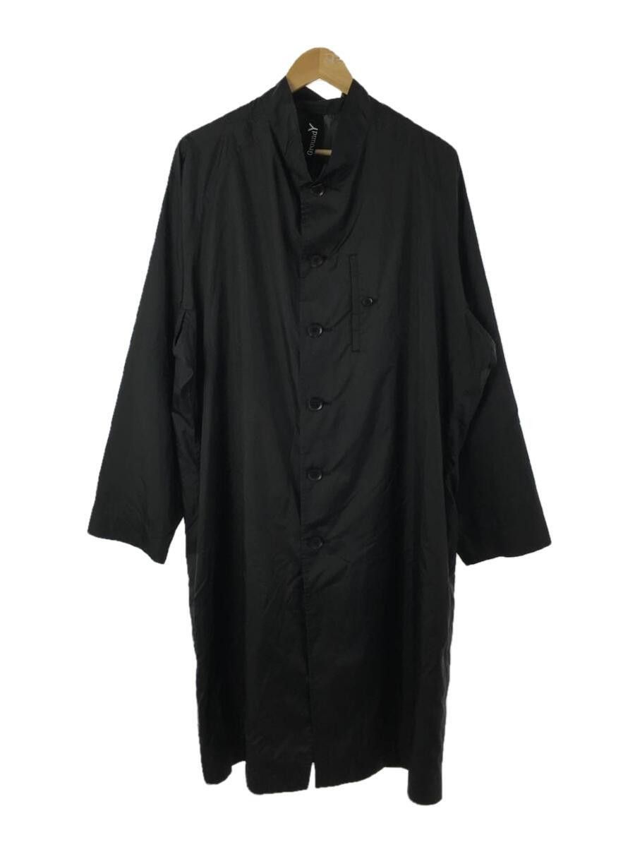 ジャケット・アウター GROUND Y Logo taffeta Big shirt coat Yohji Yamamoto Ground Y Logo taffeta Big shirt coat