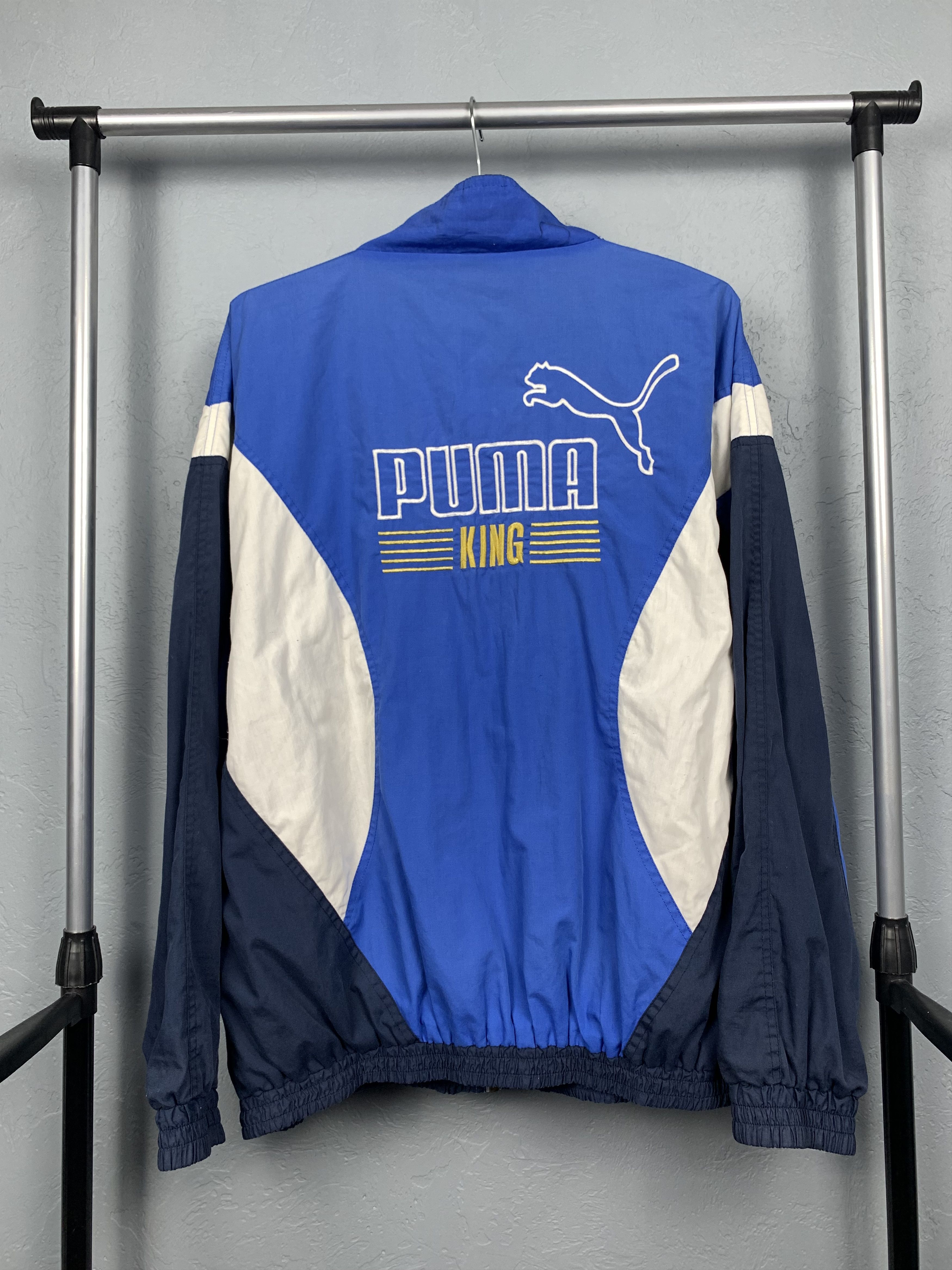 Puma Puma King 90s Vintage Track Top Nylon Jacket Size US XL / EU 56 / 4 - 8 Thumbnail