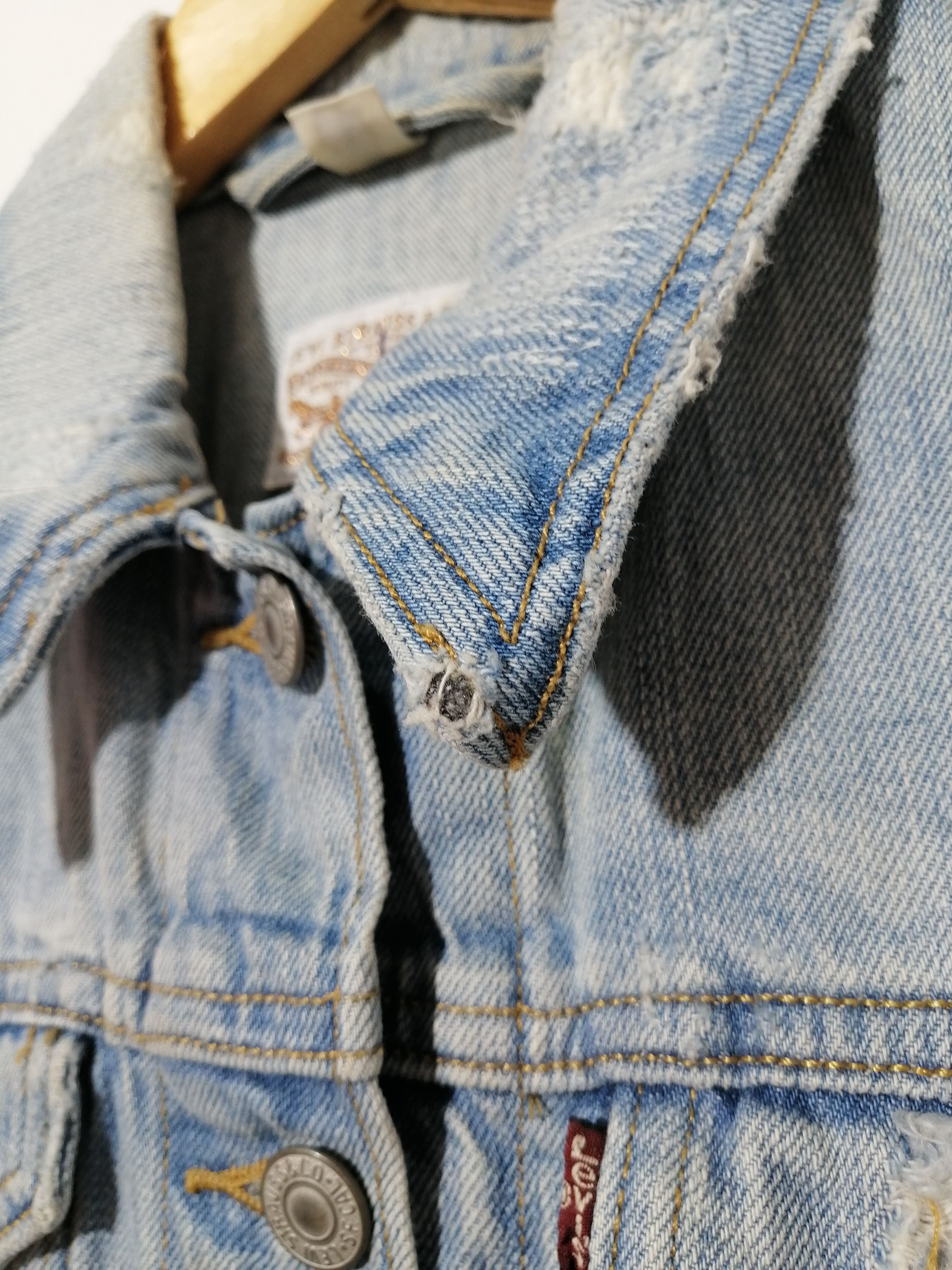 Levi's × Levi's Vintage Clothing Levi's 3514 Sleeveless Denim Jacket Size US S / EU 44-46 / 1 - 2 Thumbnail