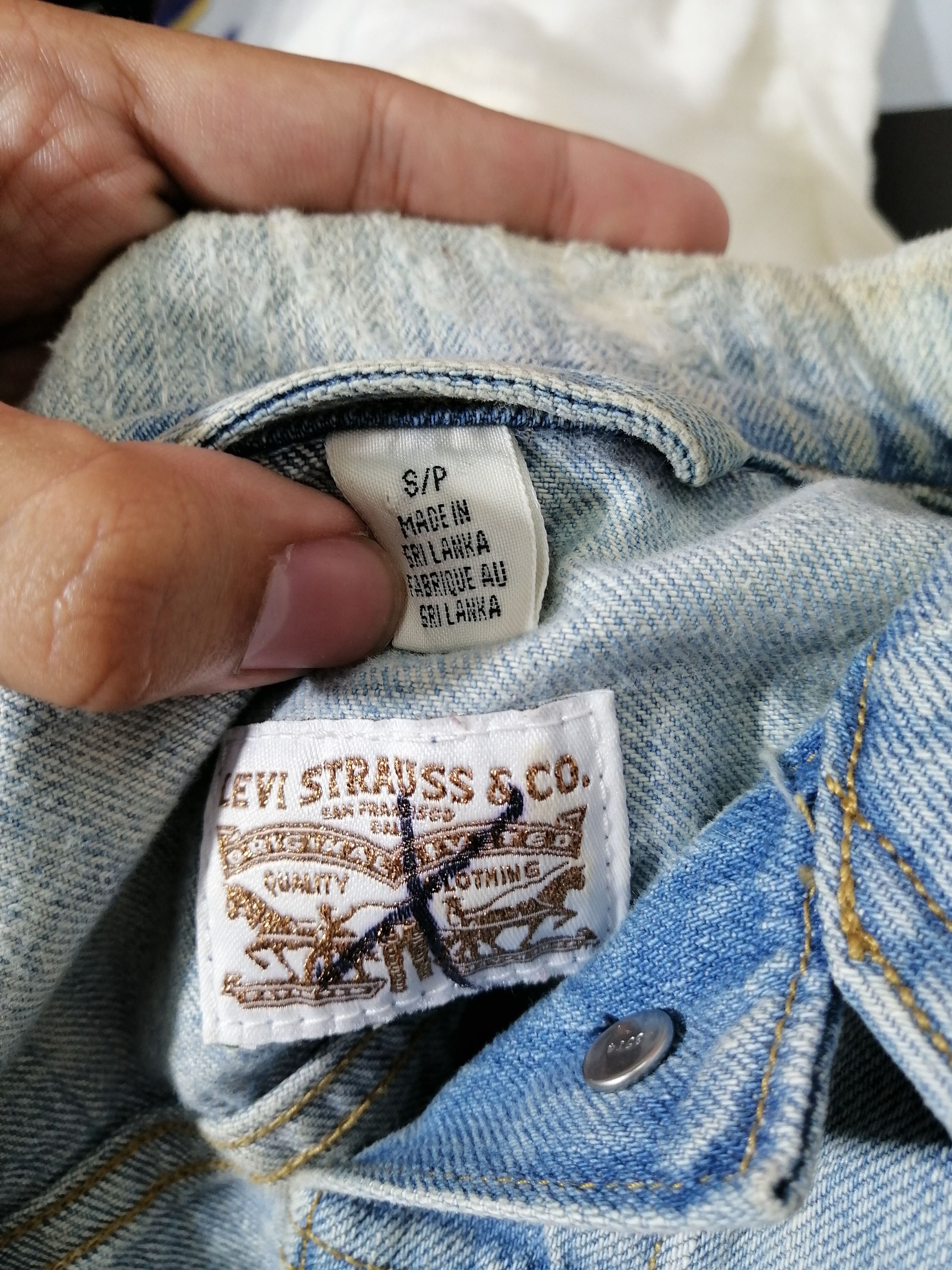 Levi's × Levi's Vintage Clothing Levi's 3514 Sleeveless Denim Jacket Size US S / EU 44-46 / 1 - 10 Thumbnail