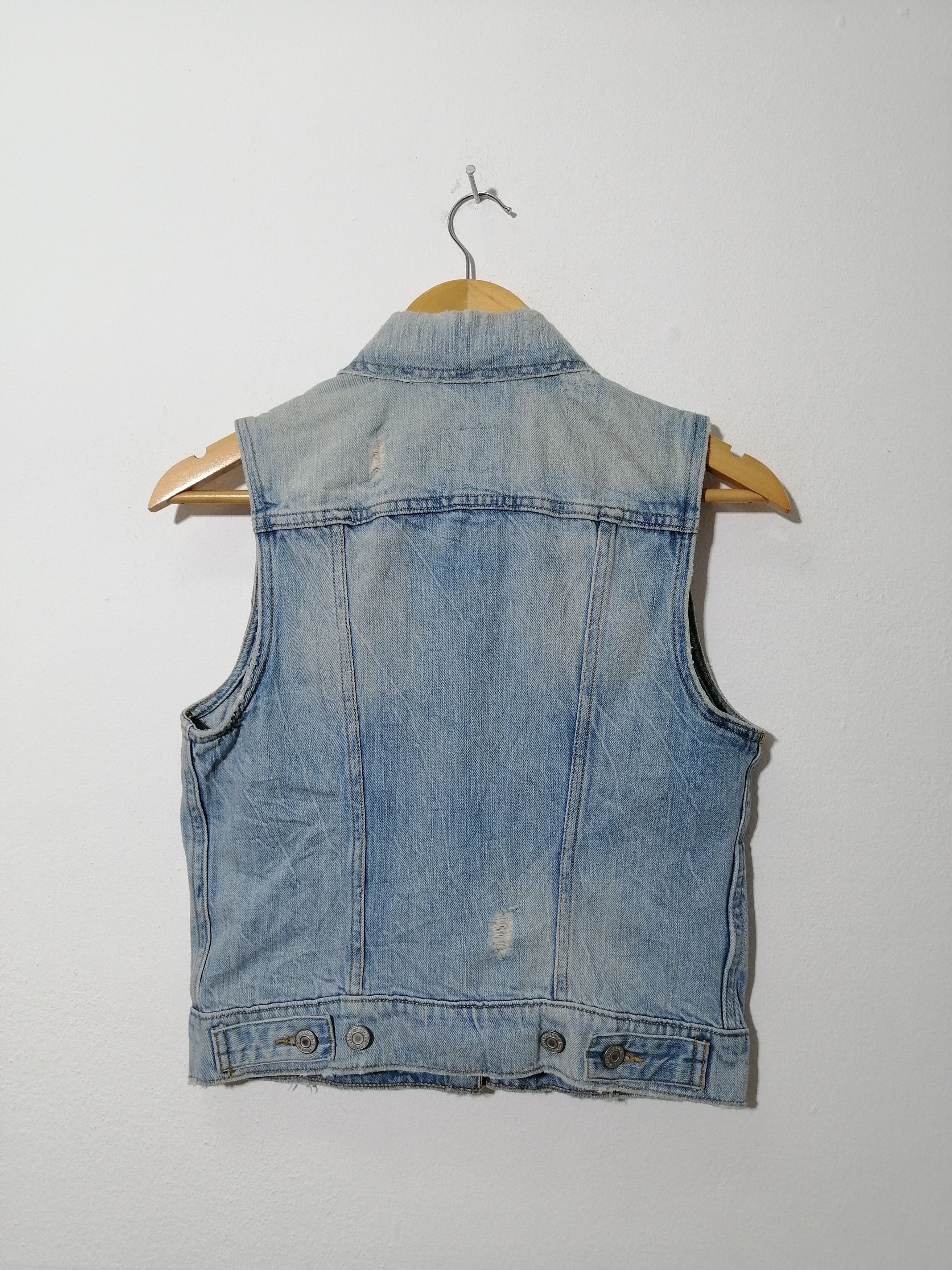 Levi's × Levi's Vintage Clothing Levi's 3514 Sleeveless Denim Jacket Size US S / EU 44-46 / 1 - 3 Thumbnail