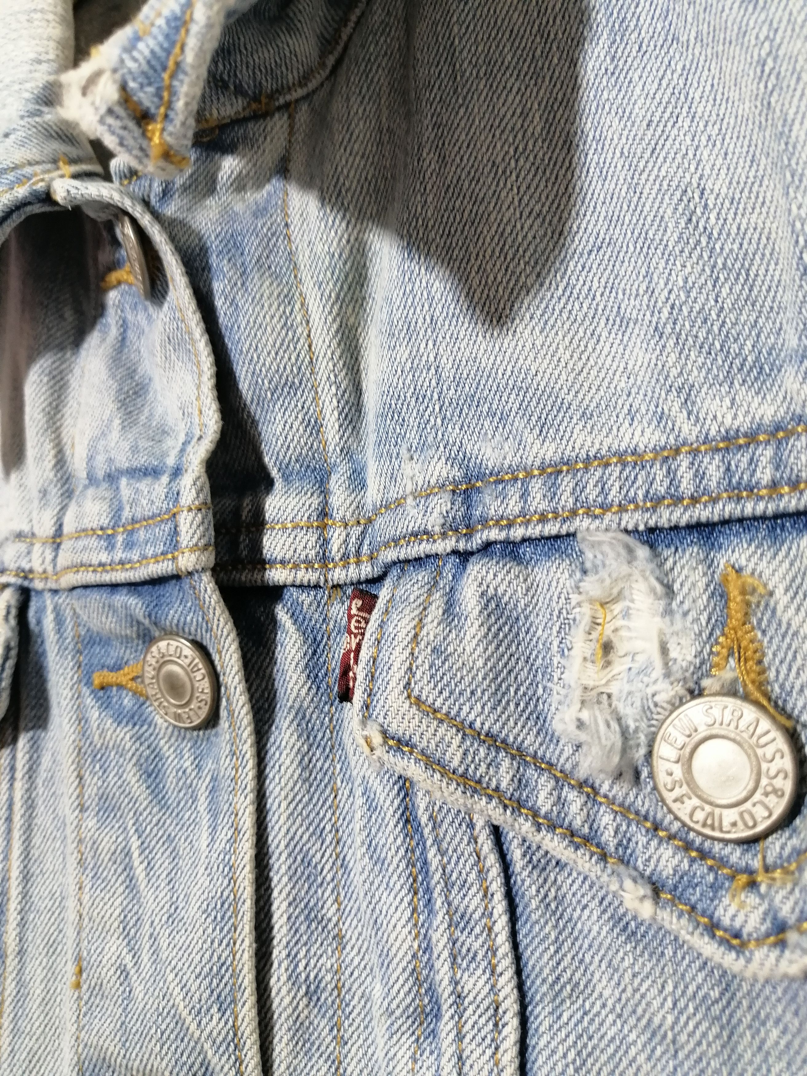 Levi's × Levi's Vintage Clothing Levi's 3514 Sleeveless Denim Jacket Size US S / EU 44-46 / 1 - 5 Thumbnail