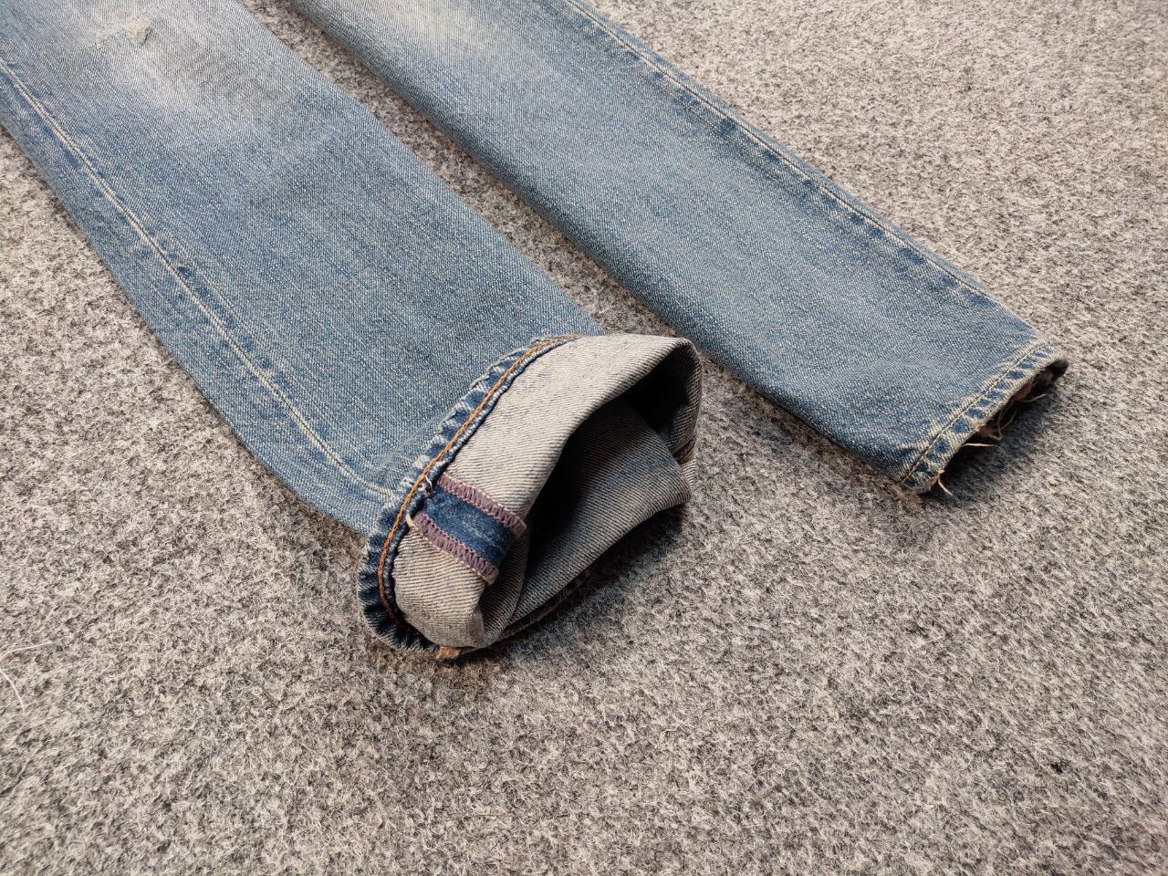 Polo Ralph Lauren Vintage 90s Polo Ralph Lauren Distressed Washed Denim Jeans Size US 31 - 10 Thumbnail
