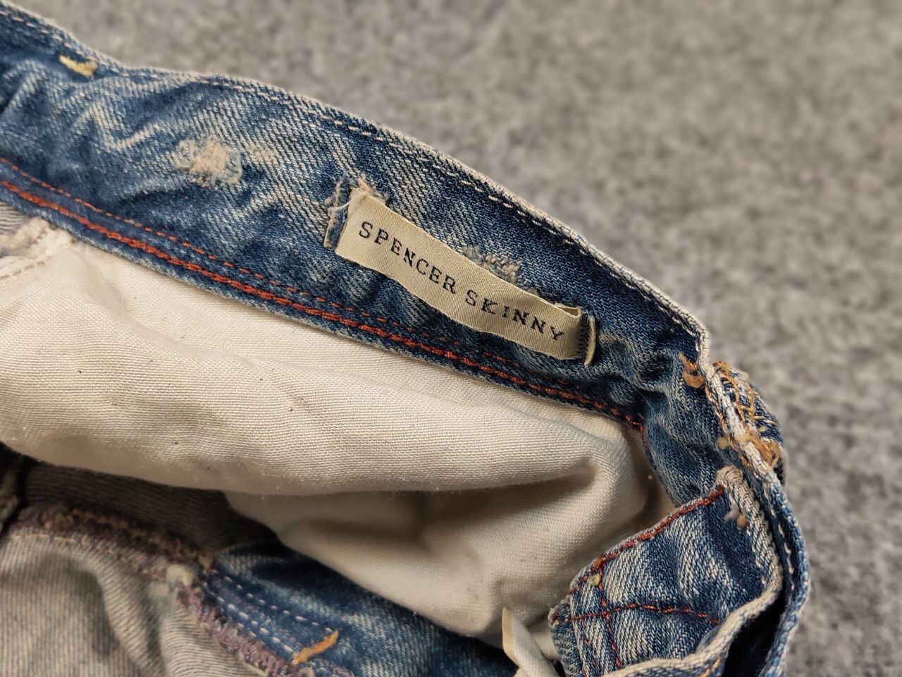 Polo Ralph Lauren Vintage 90s Polo Ralph Lauren Distressed Washed Denim Jeans Size US 31 - 20 Thumbnail
