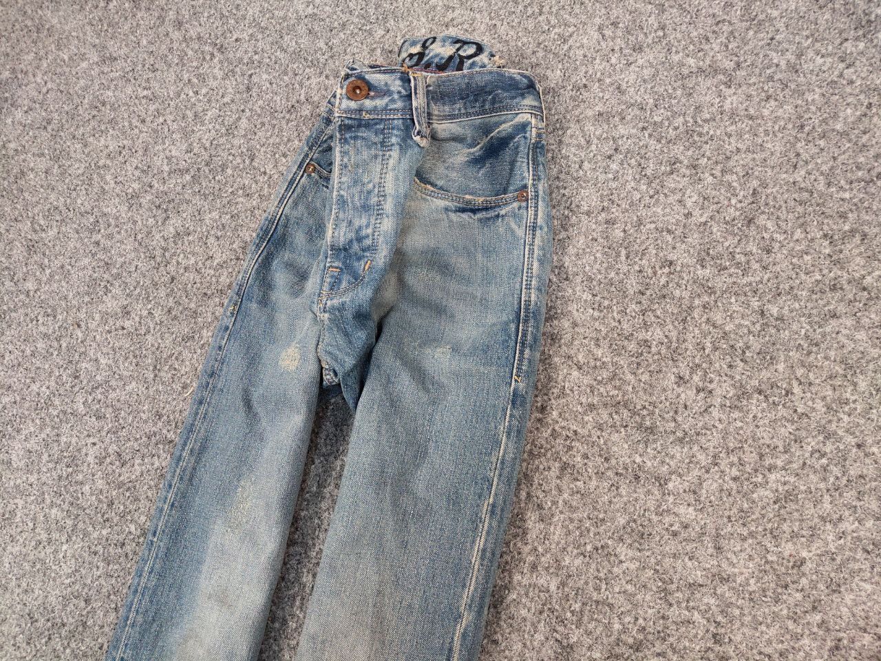 Polo Ralph Lauren Vintage 90s Polo Ralph Lauren Distressed Washed Denim Jeans Size US 31 - 4 Thumbnail