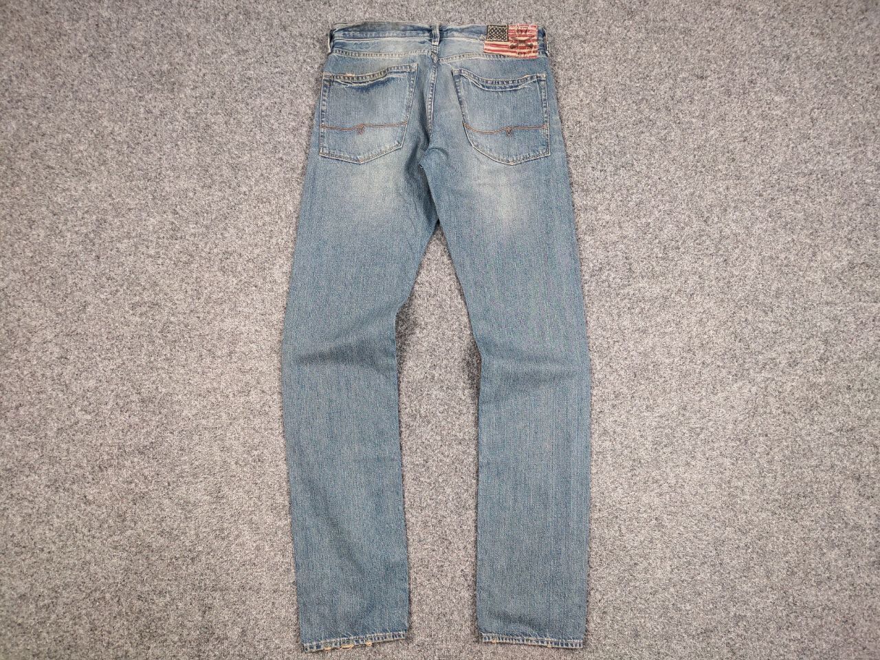 Polo Ralph Lauren Vintage 90s Polo Ralph Lauren Distressed Washed Denim Jeans Size US 31 - 14 Thumbnail