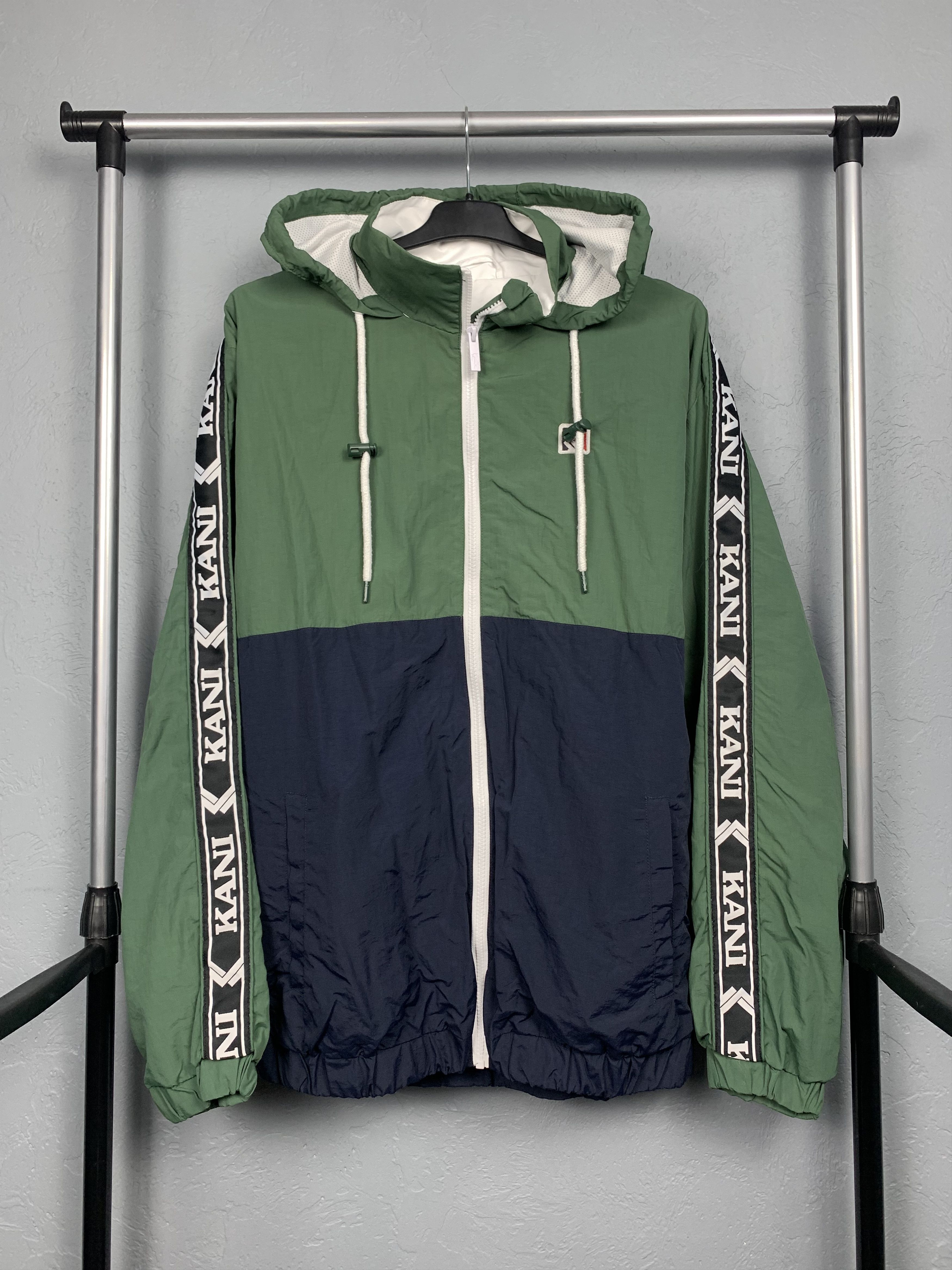 Karl Kani × Vintage Karl Kani Vintage Mens Windbreaker Jacket Size US L / EU 52-54 / 3 - 1 Thumbnail