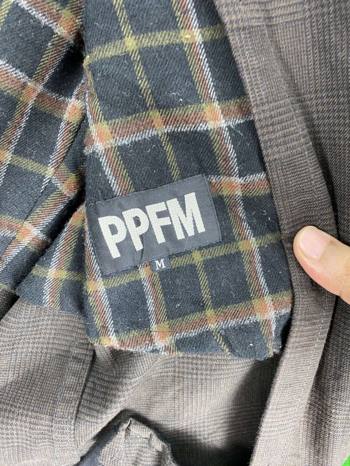 Vintage PPFM Trench Coat Sun Faded