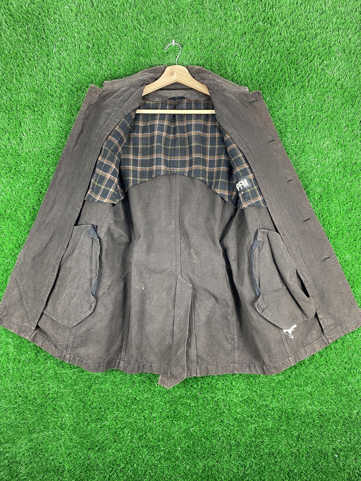 Vintage PPFM Trench Coat Sun Faded