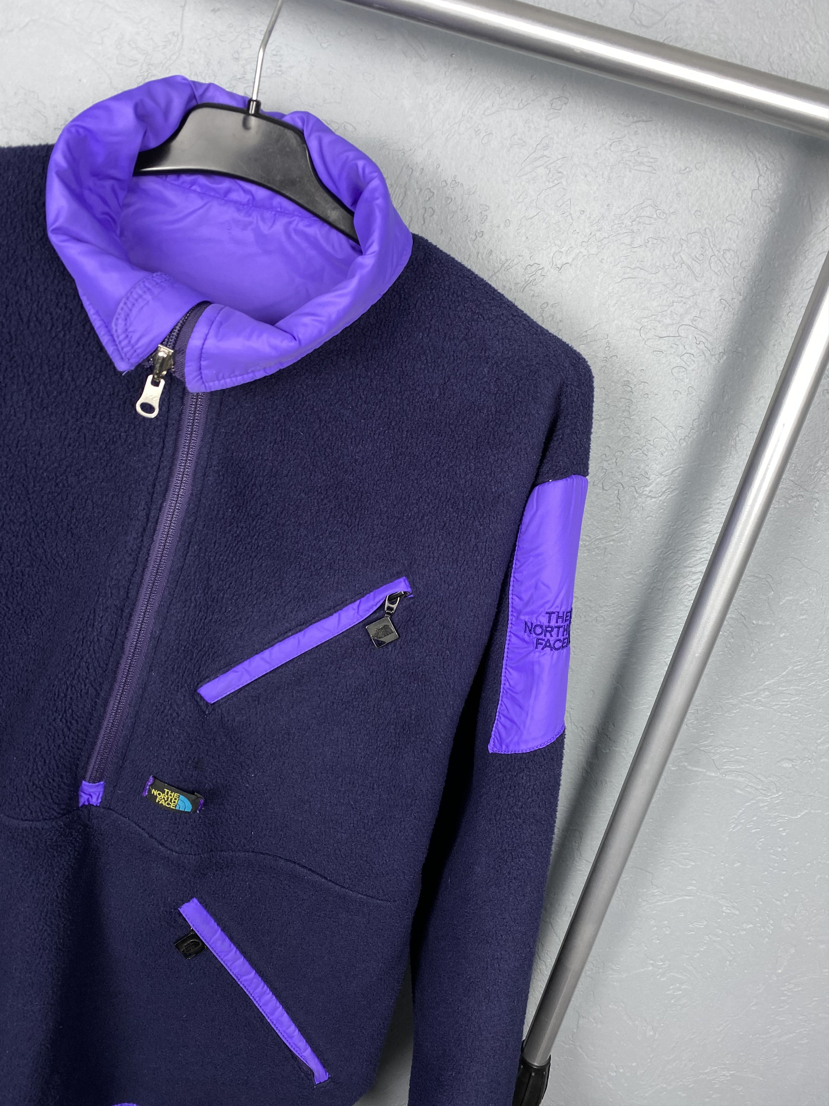 The North Face × Vintage The North Face 90s Vintage Reversible Nylon + Fleece Jacket Size US S / EU 44-46 / 1 - 2 Thumbnail