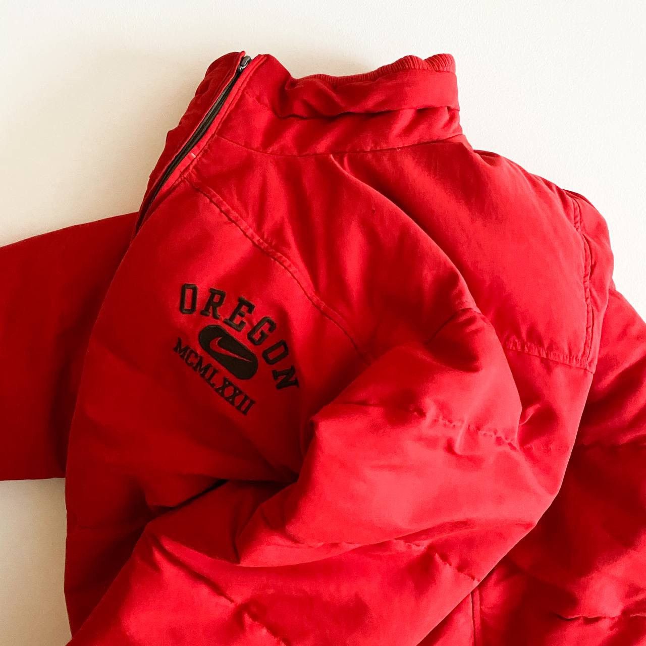 Nike 90s Nike Oregon Vintage Red Down Puffer Jacket Y2K Size US XL / EU 56 / 4 - 2 Thumbnail
