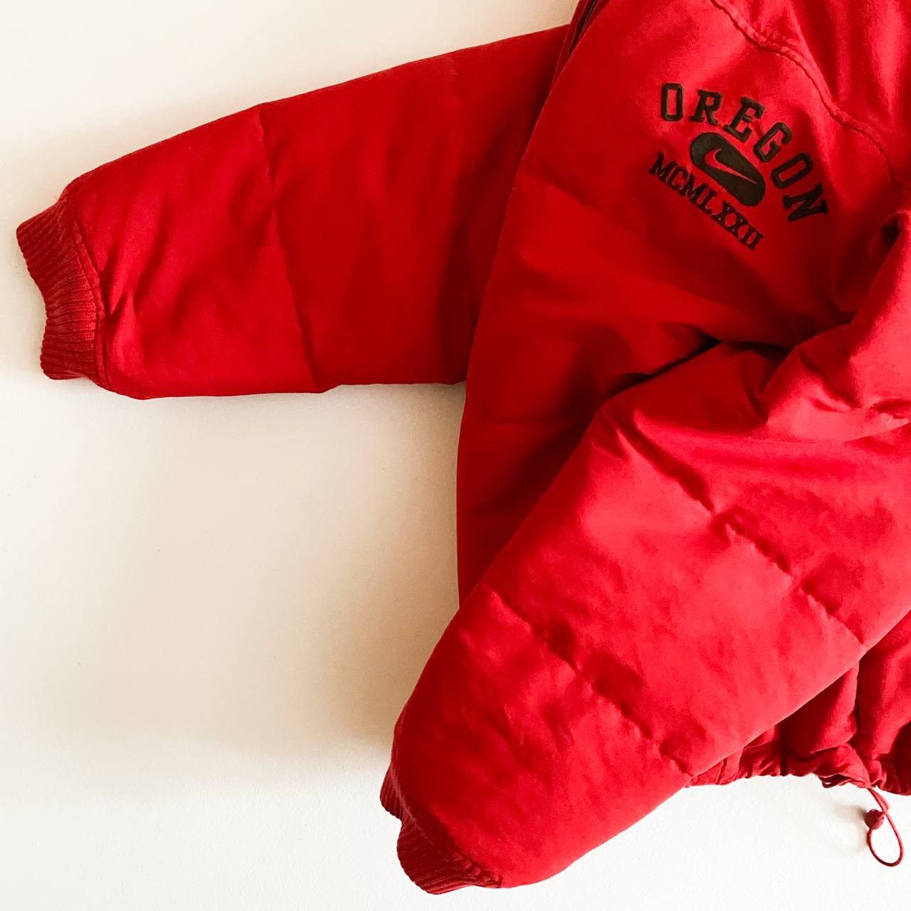 Nike 90s Nike Oregon Vintage Red Down Puffer Jacket Y2K Size US XL / EU 56 / 4 - 3 Thumbnail