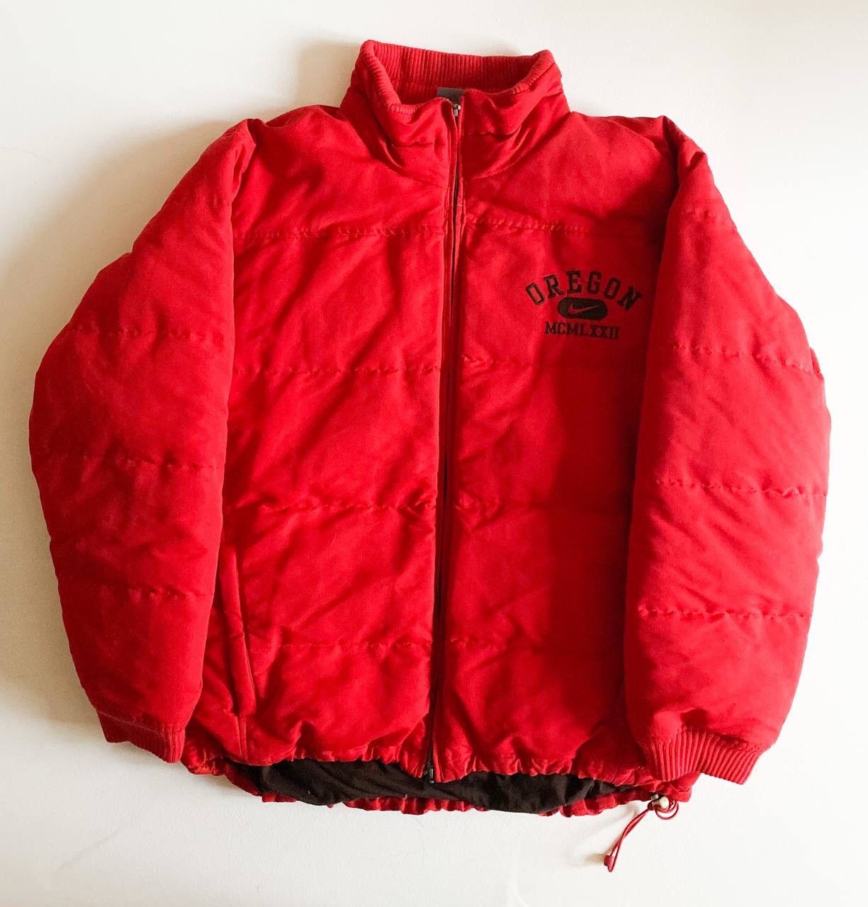 Nike 90s Nike Oregon Vintage Red Down Puffer Jacket Y2K Size US XL / EU 56 / 4 - 7 Thumbnail