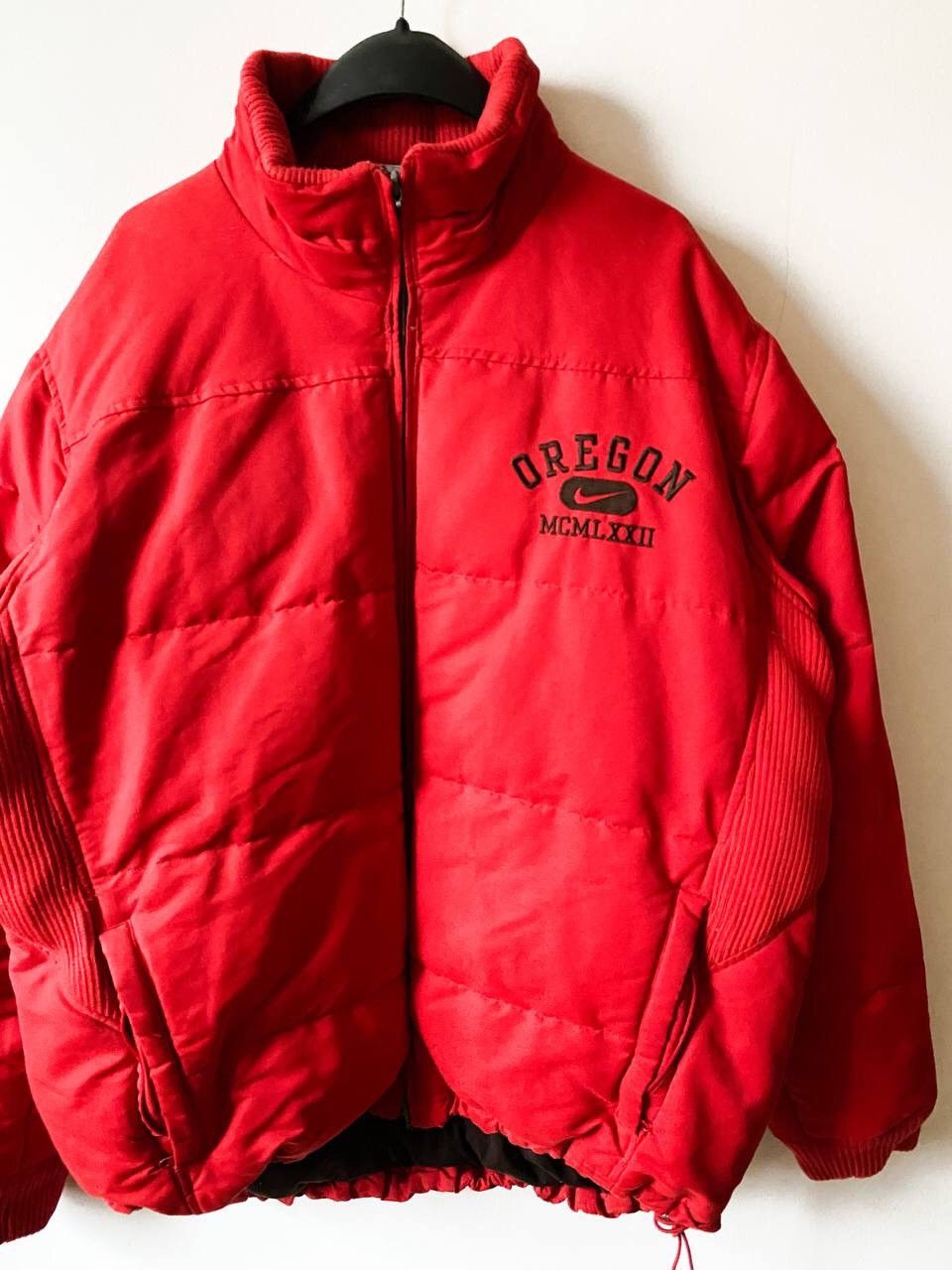 Nike 90s Nike Oregon Vintage Red Down Puffer Jacket Y2K Size US XL / EU 56 / 4 - 5 Thumbnail