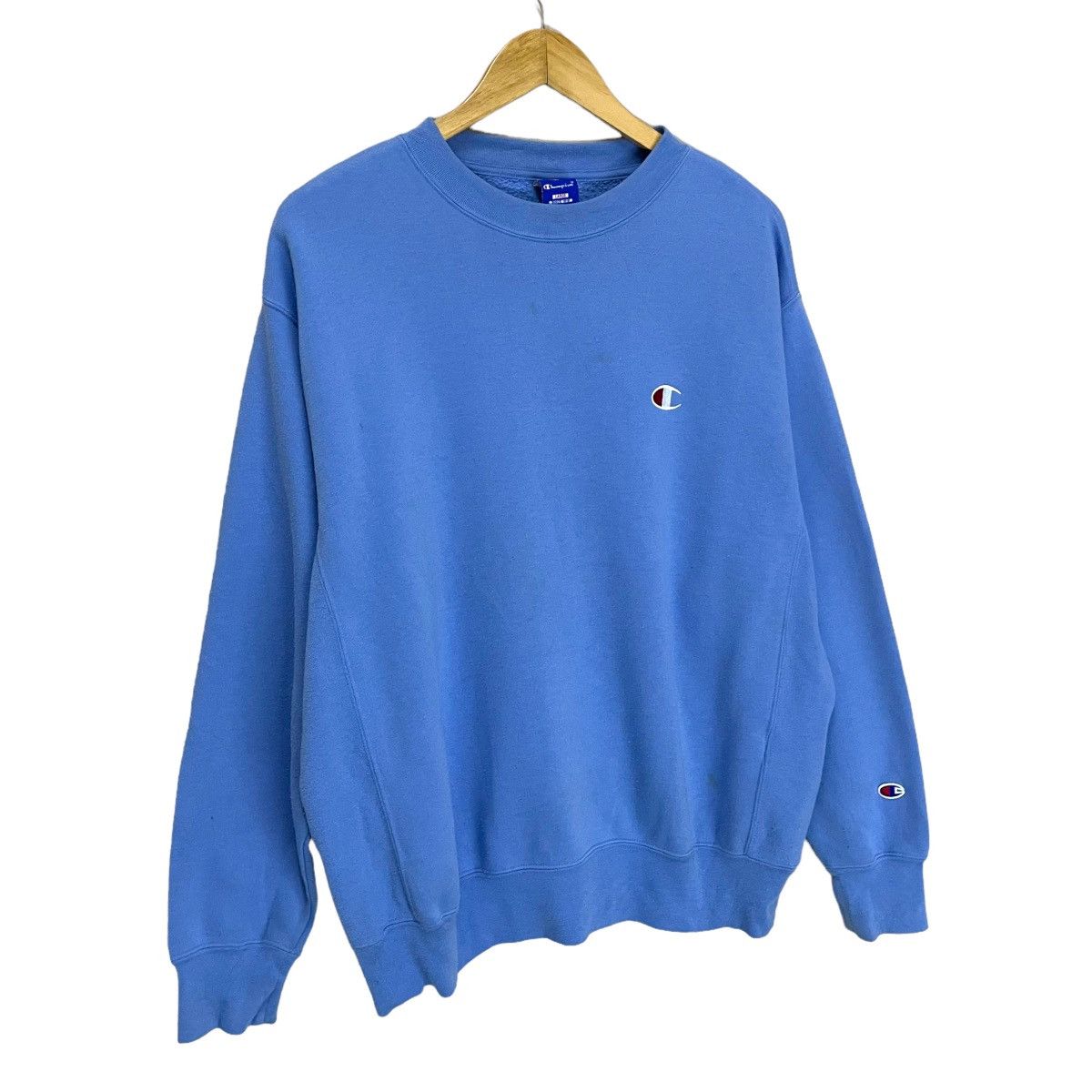 💥 Vintage Champion Crewneck Baby Blue Sweater