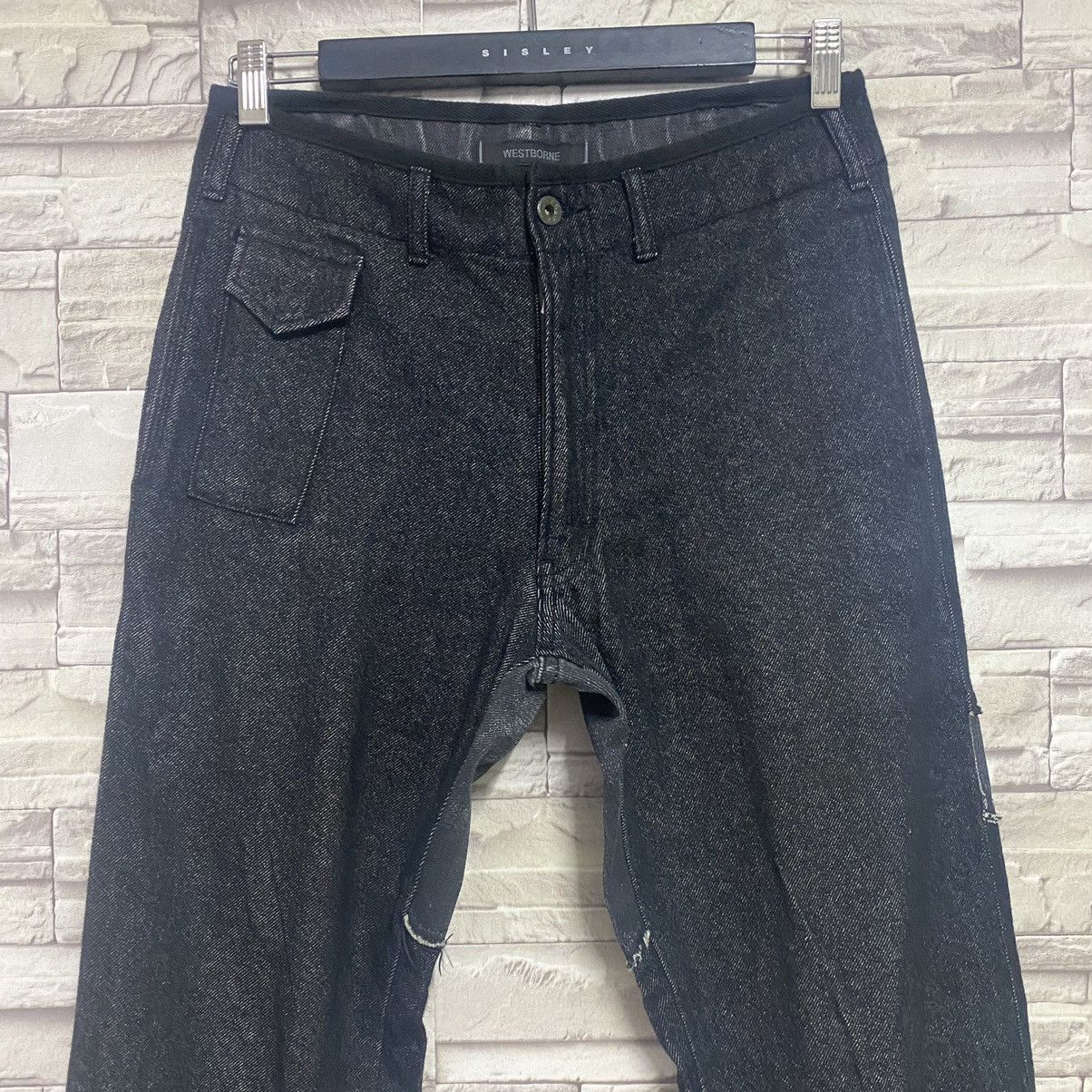 Japanese Brand WESTBORNE JAPAN Wool Hybrid Denim Pants Size US 30 / EU 46 - 4 Thumbnail