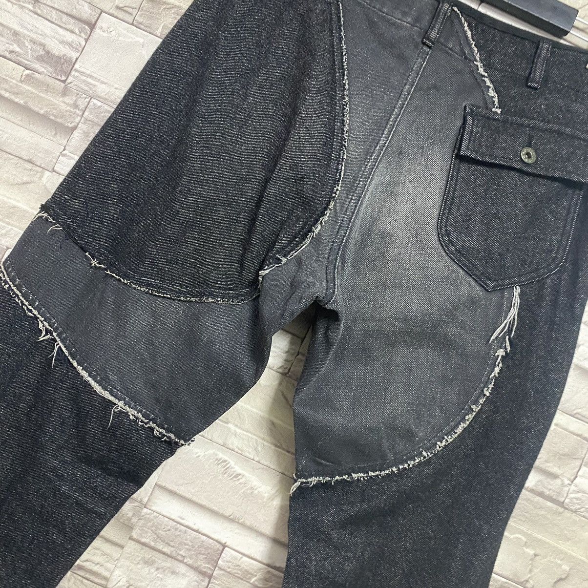 Japanese Brand WESTBORNE JAPAN Wool Hybrid Denim Pants Size US 30 / EU 46 - 12 Thumbnail