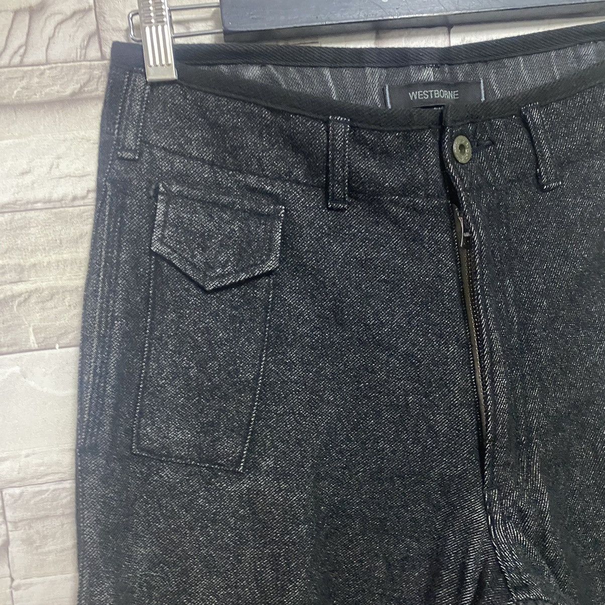 Japanese Brand WESTBORNE JAPAN Wool Hybrid Denim Pants Size US 30 / EU 46 - 6 Thumbnail