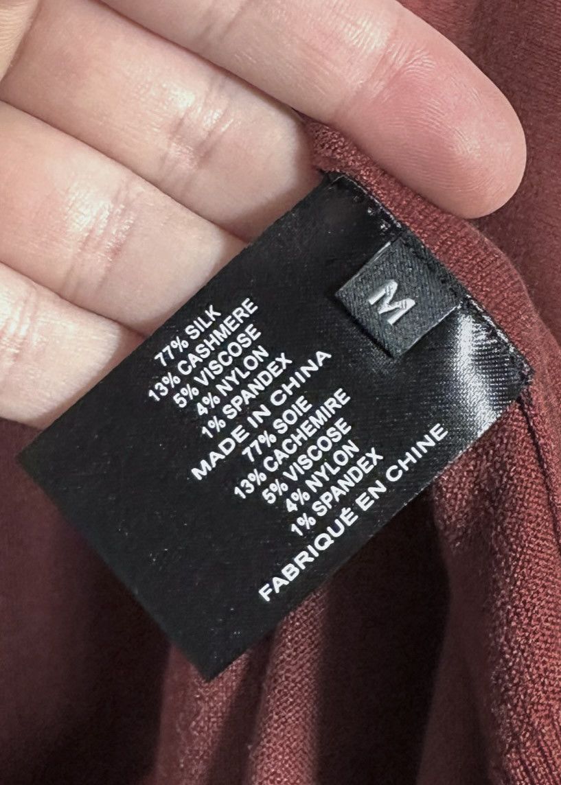 Proenza Schouler Proenza Schouler Rust Silk Cashmere Blend Turtleneck Sweater Size M / US 6-8 / IT 42-44 - 4 Thumbnail