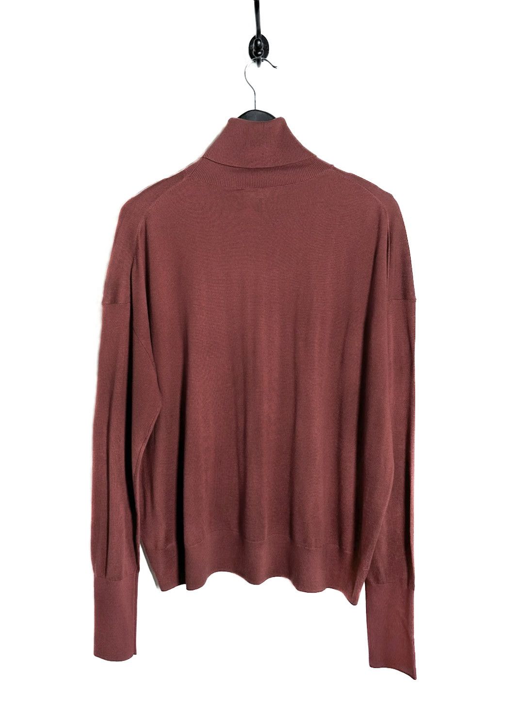 Proenza Schouler Proenza Schouler Rust Silk Cashmere Blend Turtleneck Sweater Size M / US 6-8 / IT 42-44 - 2 Thumbnail