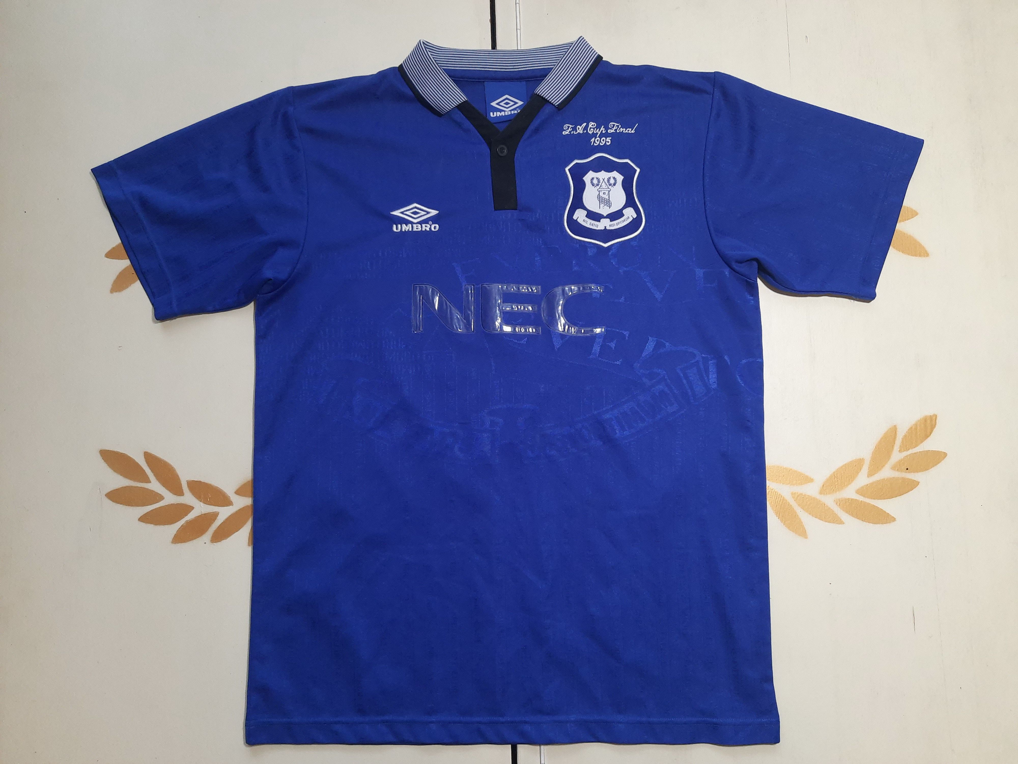 Everton 1995 Umbro FA Cup Final No9 Ferguson Shirt