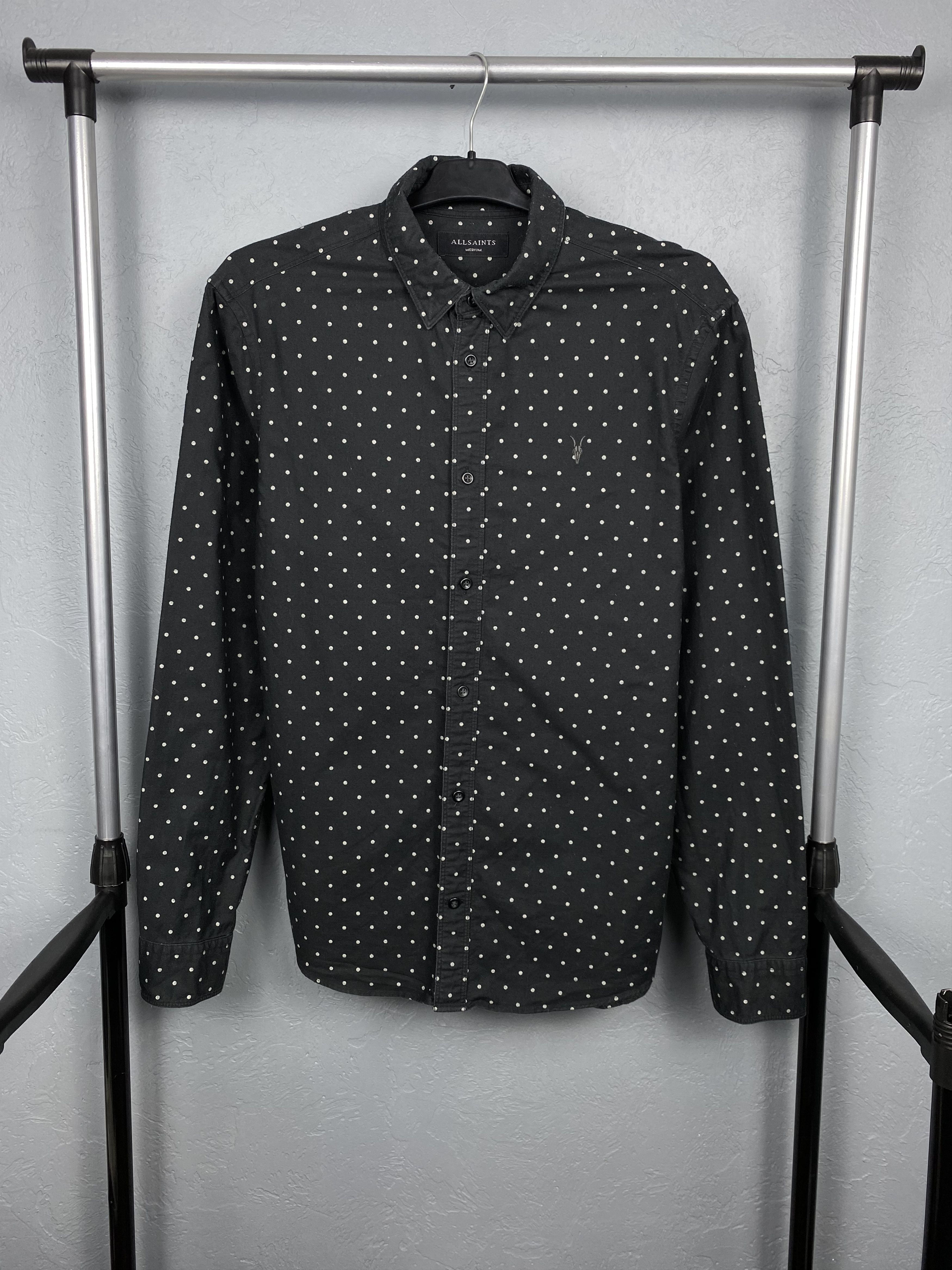Allsaints AllSaints Fairfield Mens Long Sleeve Shirt Size US M / EU 48-50 / 2 - 1 Thumbnail