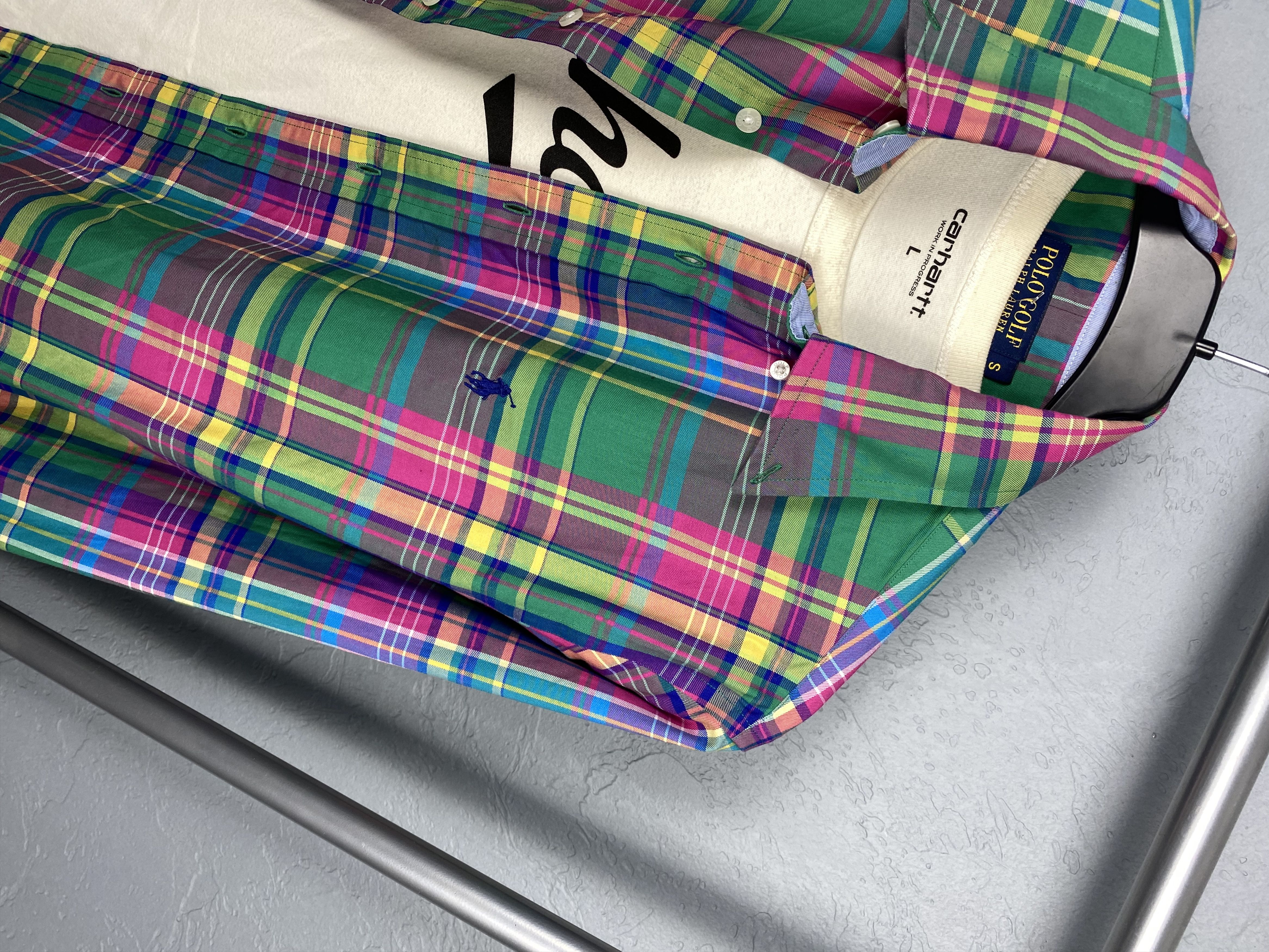 Polo Ralph Lauren Polo Ralph Lauren Golf Mens Plaid Long Sleeve Shirt Size US L / EU 52-54 / 3 - 2 Thumbnail